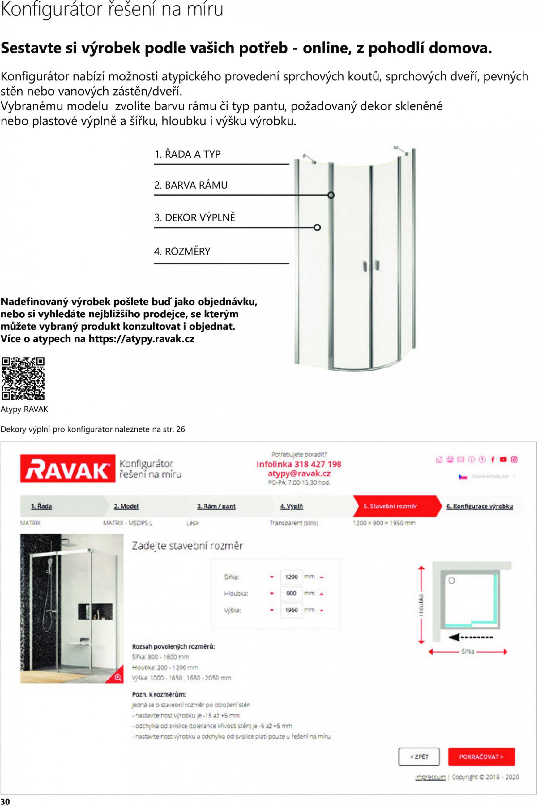 Ravak - Nejžádanejší produkty 2023 platný od 01.07.2023 30