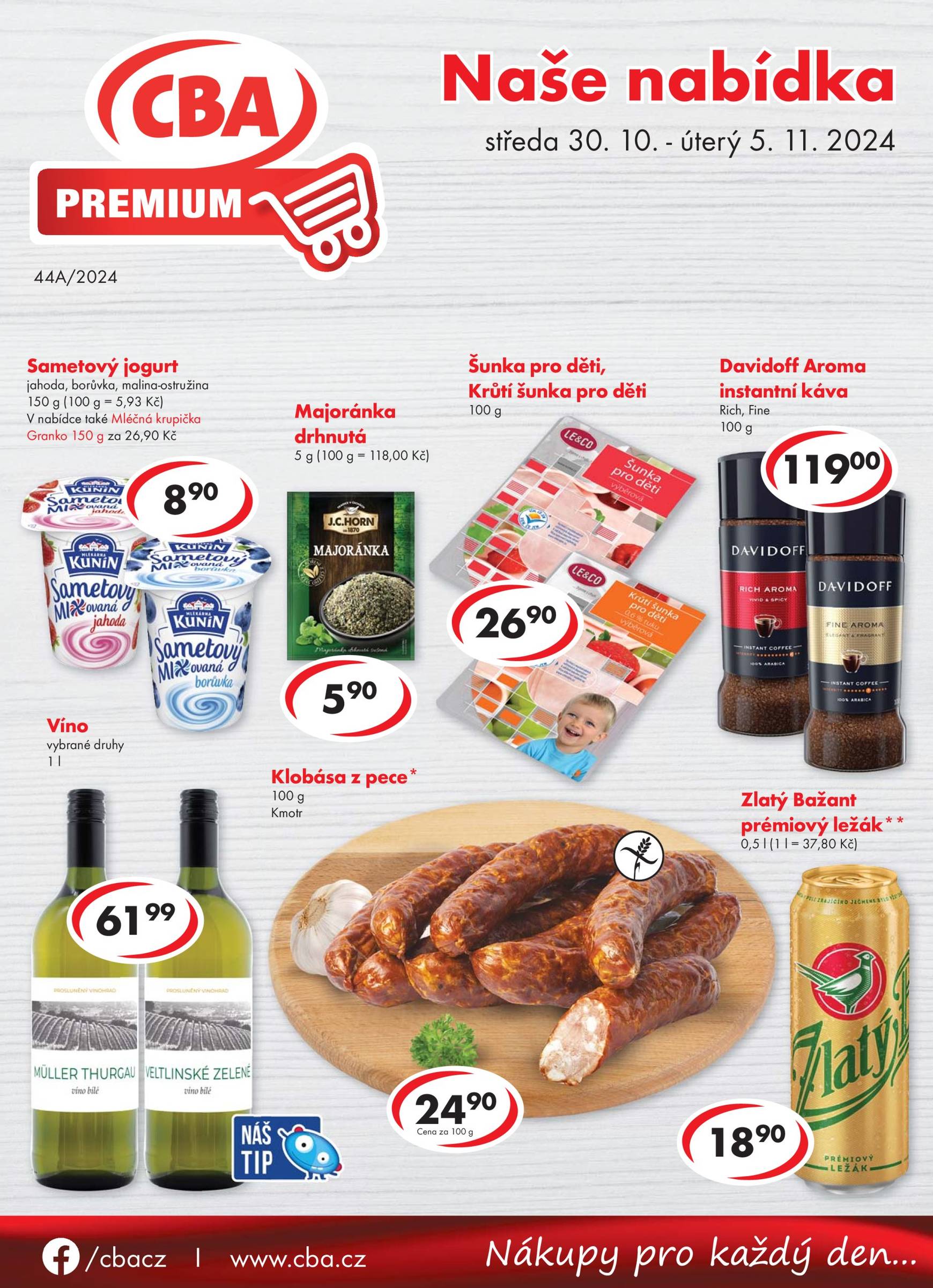 Leták CBA Premium od 30.10. do 05.11.