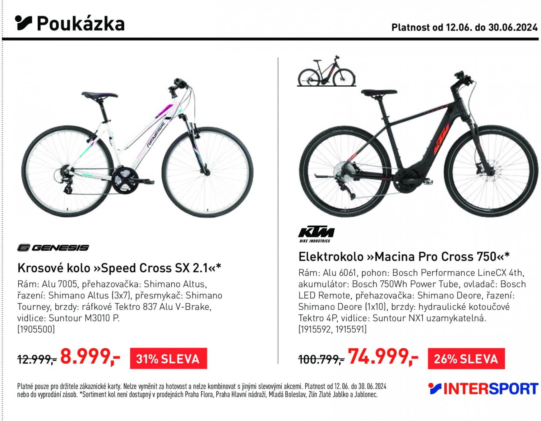 Leták Intersport aktuální 12.06. - 30.06. 3