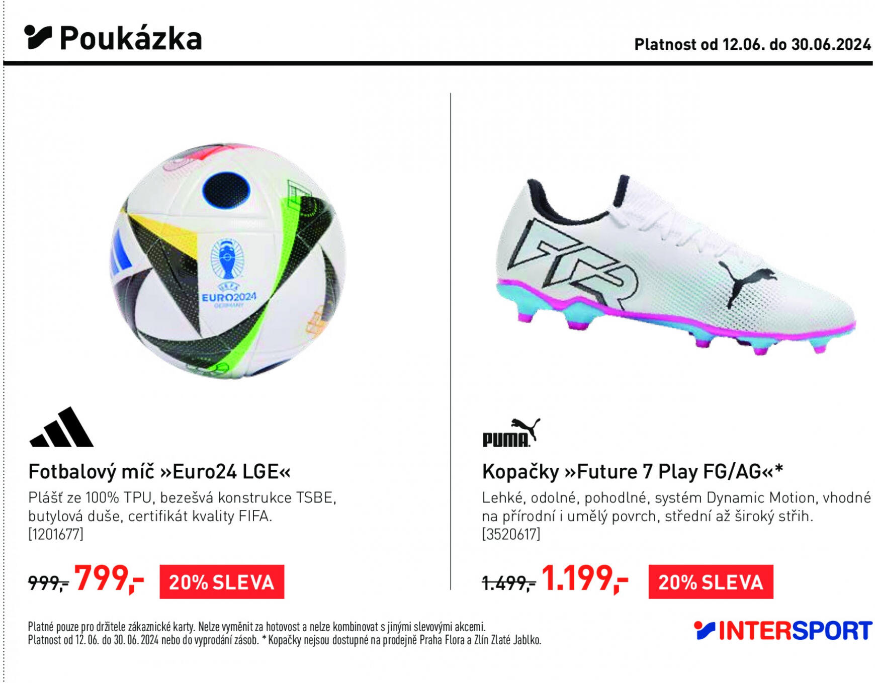 Leták Intersport aktuální 12.06. - 30.06. 25