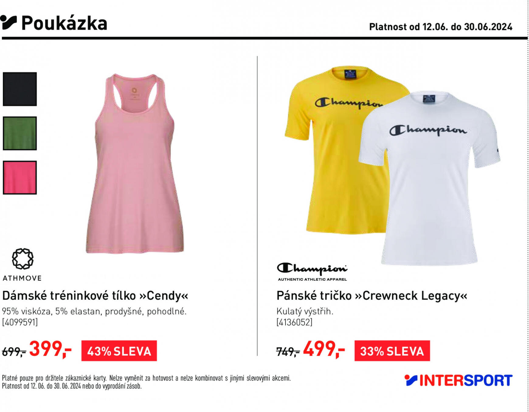 Leták Intersport aktuální 12.06. - 30.06. 26