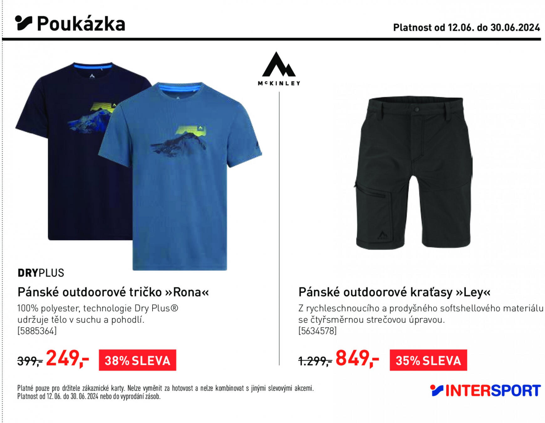 Leták Intersport aktuální 12.06. - 30.06. 11