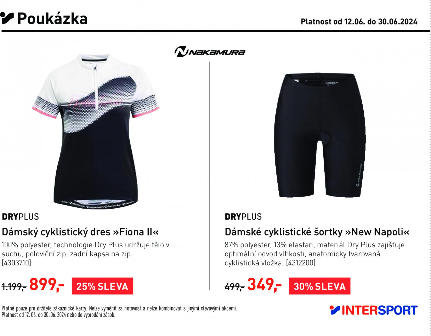 Leták Intersport aktuální 12.06. - 30.06. 6