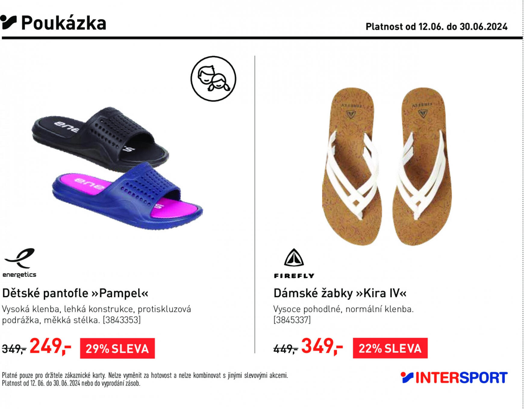 Leták Intersport aktuální 12.06. - 30.06. 22