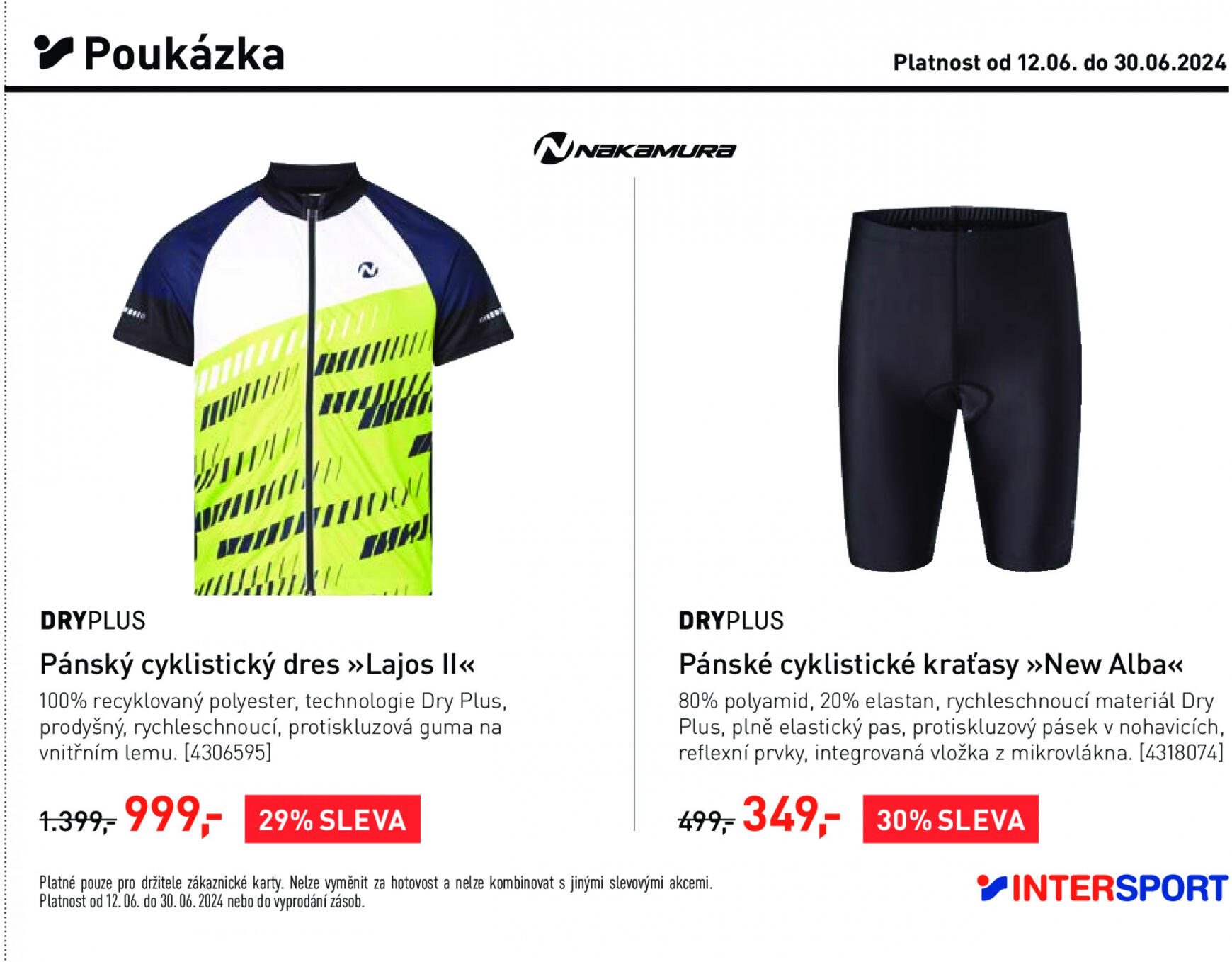 Leták Intersport aktuální 12.06. - 30.06. 7