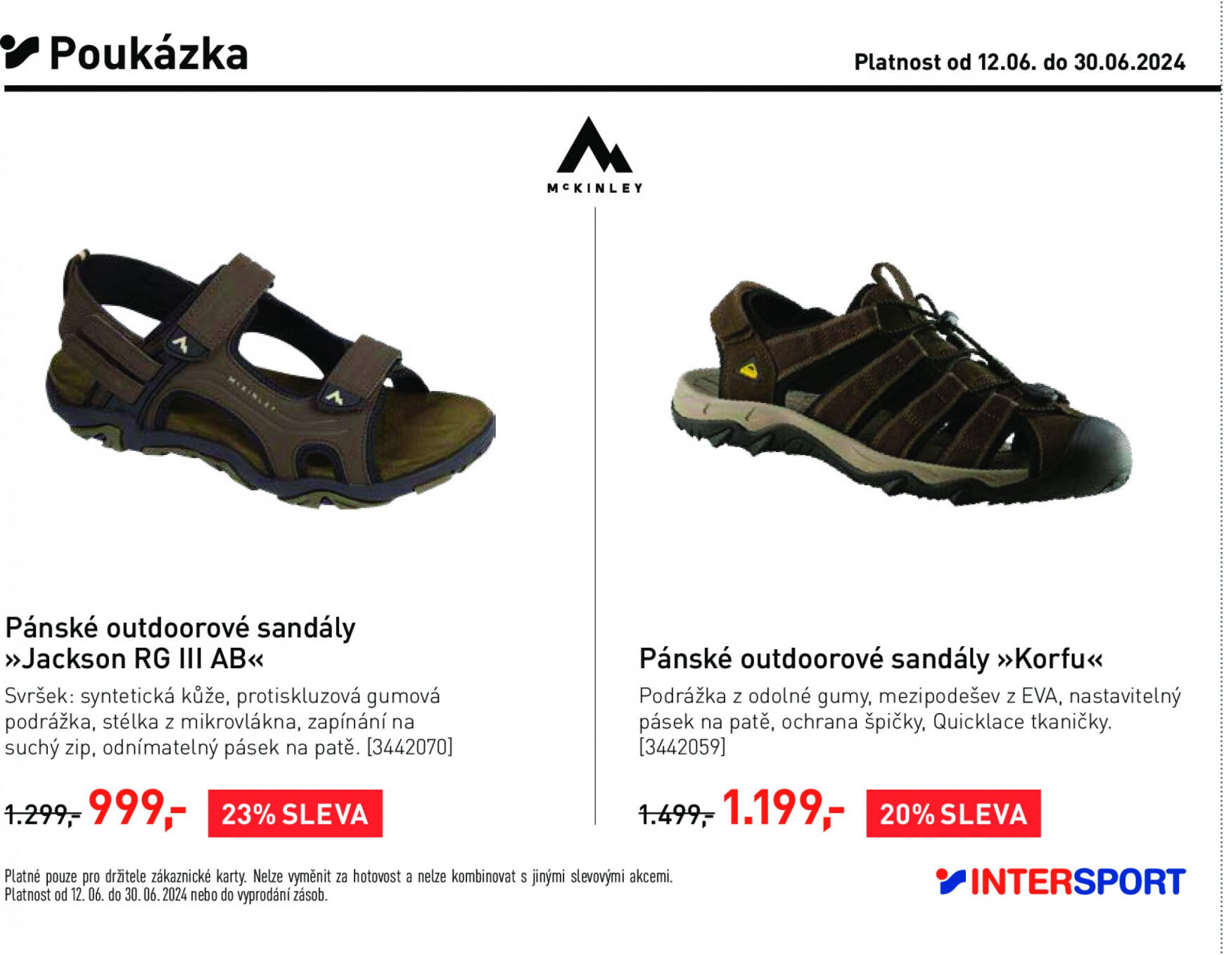 Leták Intersport aktuální 12.06. - 30.06. 12