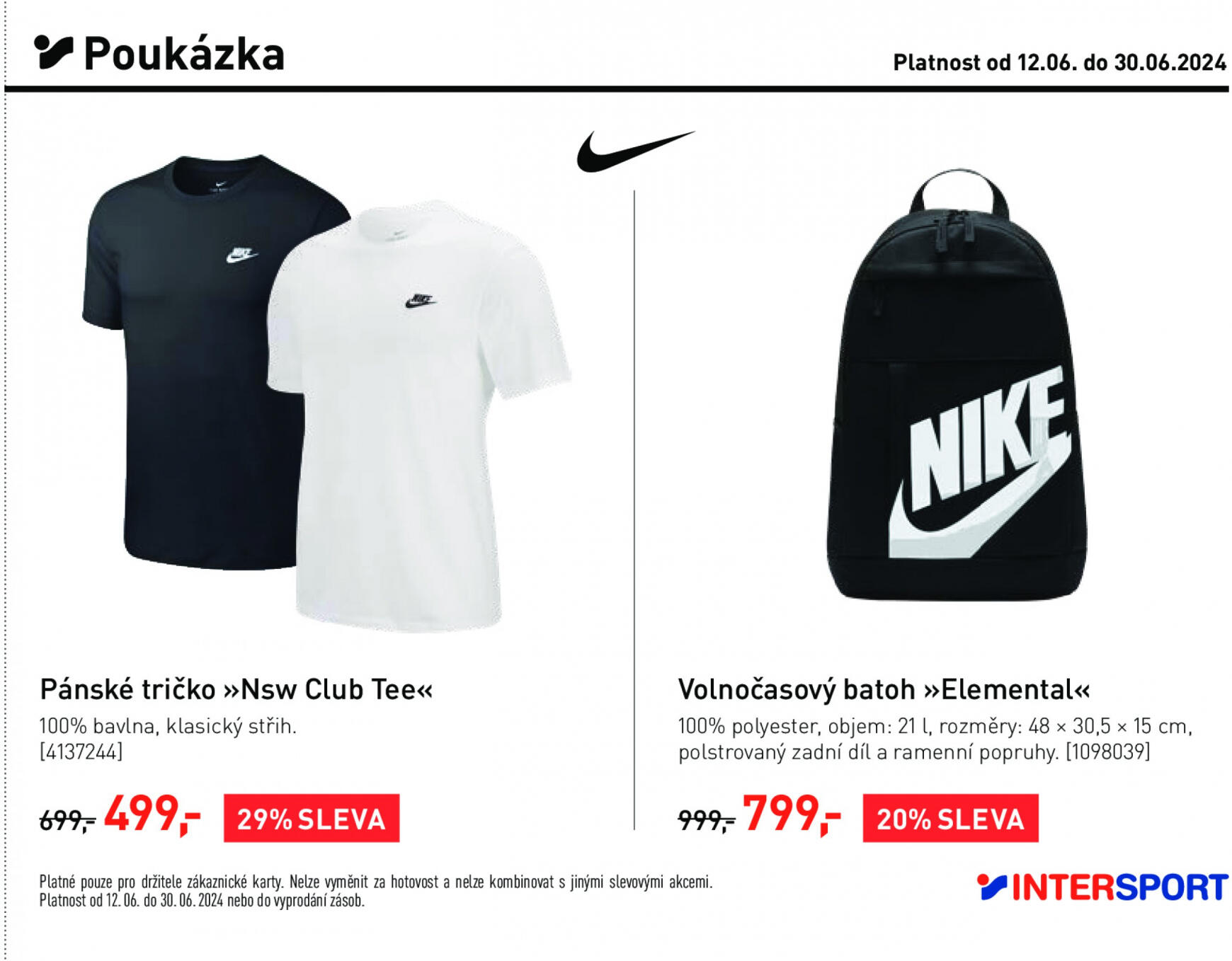 Leták Intersport aktuální 12.06. - 30.06. 27