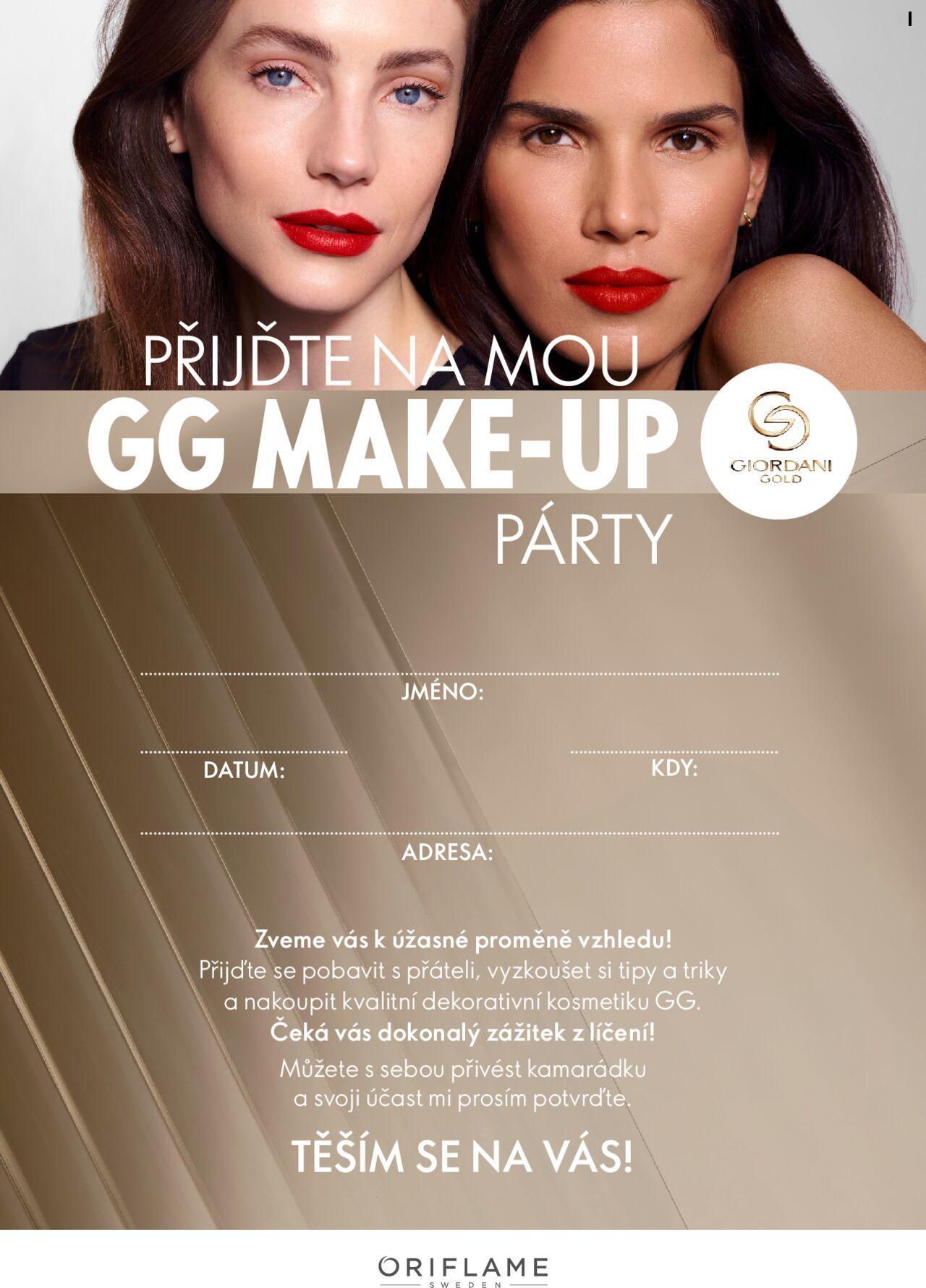 Oriflame katalog GG Make-up Párty od úterý 23.04.2024 7