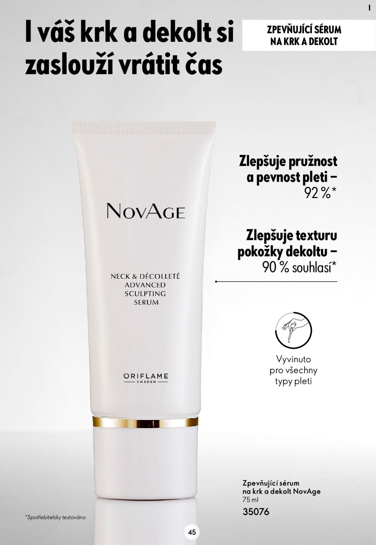 Oriflame katalog Novage+ od úterý 23.04.2024 45