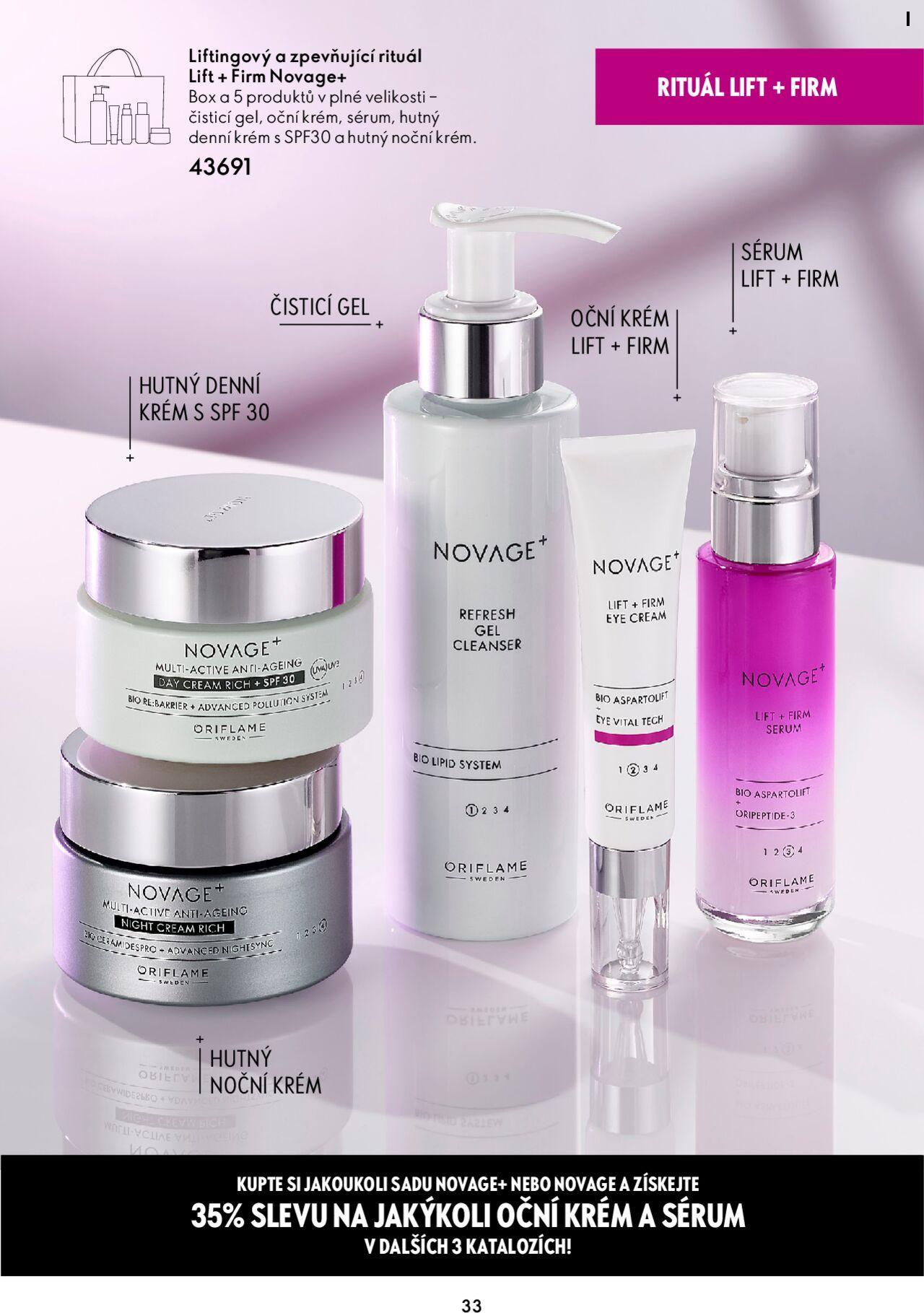 Oriflame katalog Novage+ od úterý 23.04.2024 33