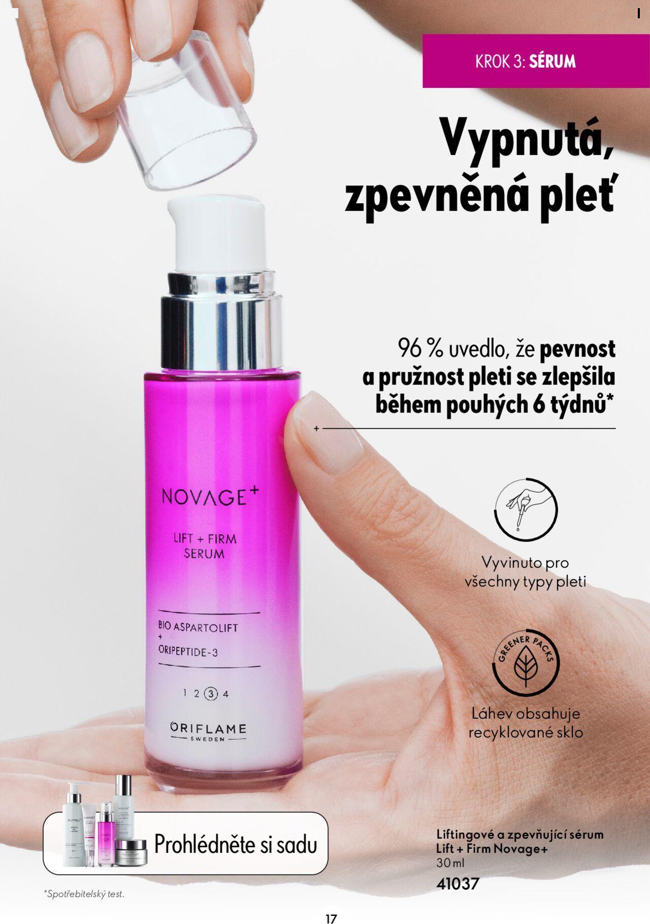 Oriflame katalog Novage+ od úterý 23.04.2024 17