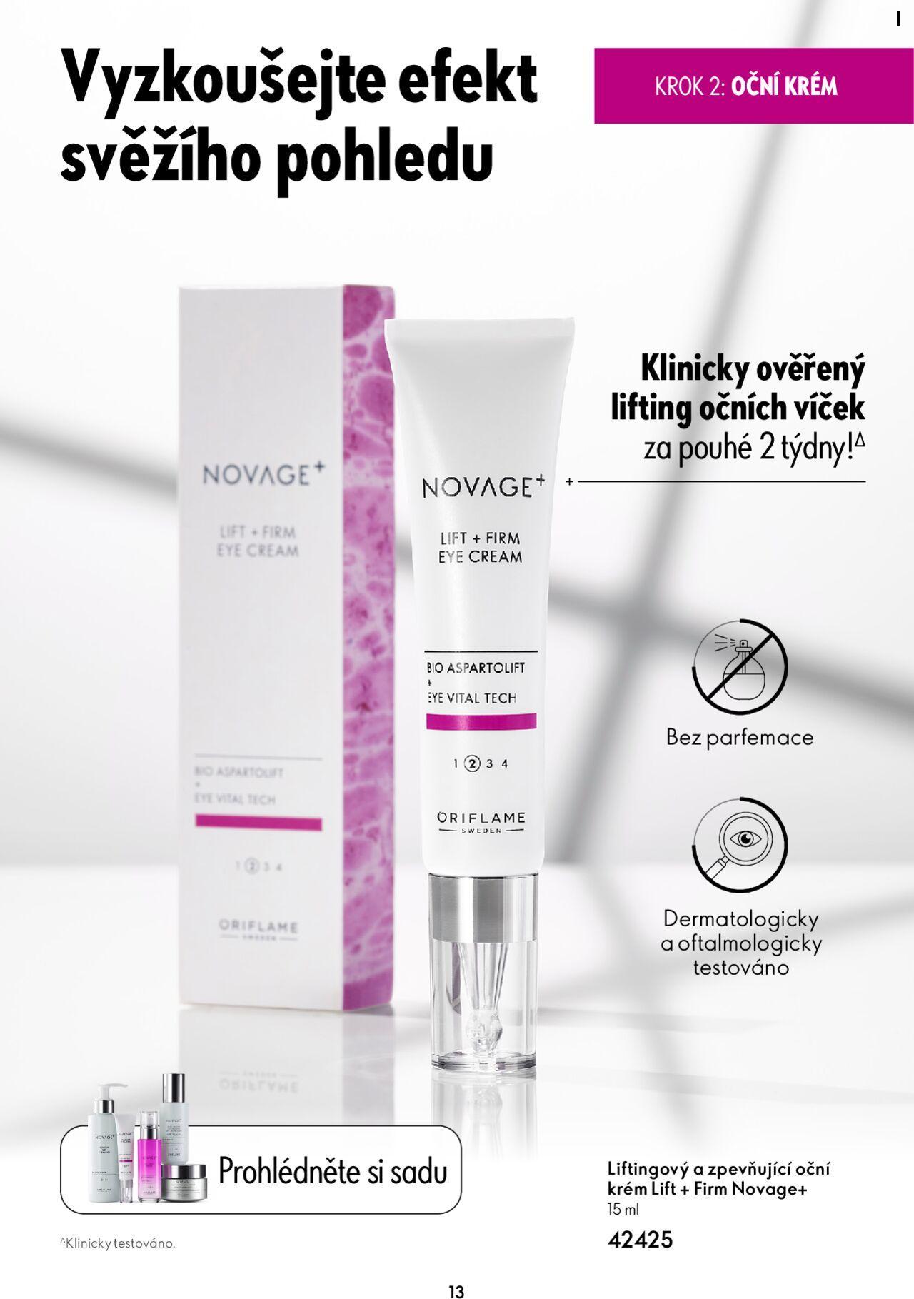 Oriflame katalog Novage+ od úterý 23.04.2024 13