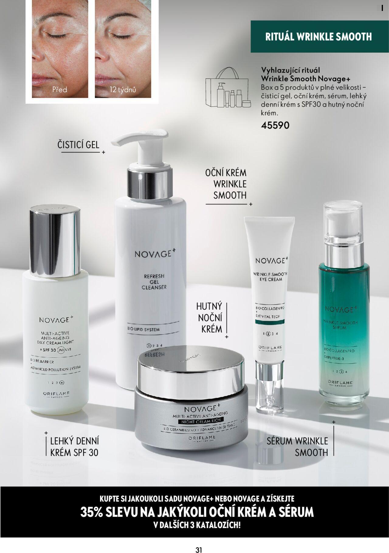 Oriflame katalog Novage+ od úterý 23.04.2024 31