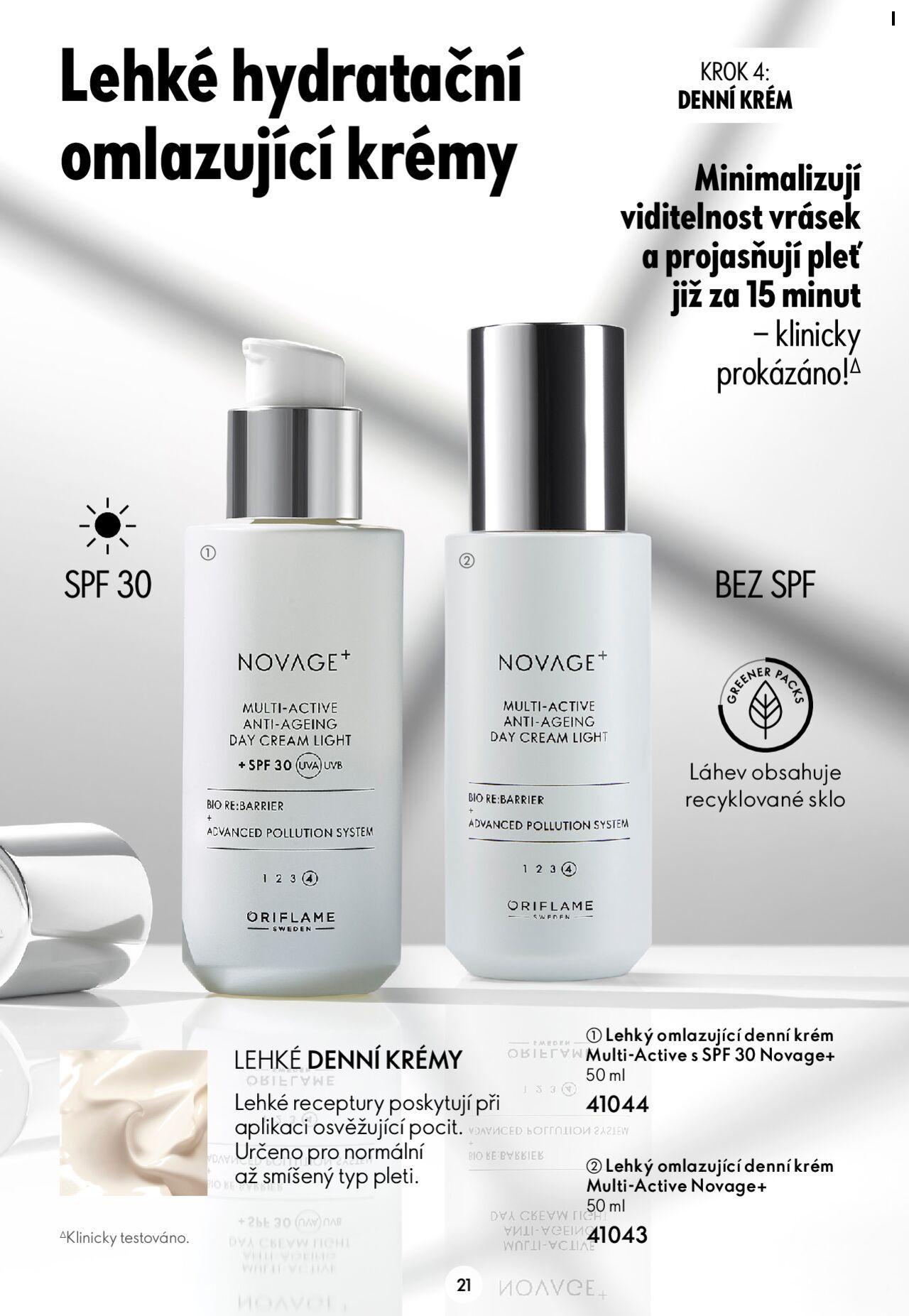 Oriflame katalog Novage+ od úterý 23.04.2024 21