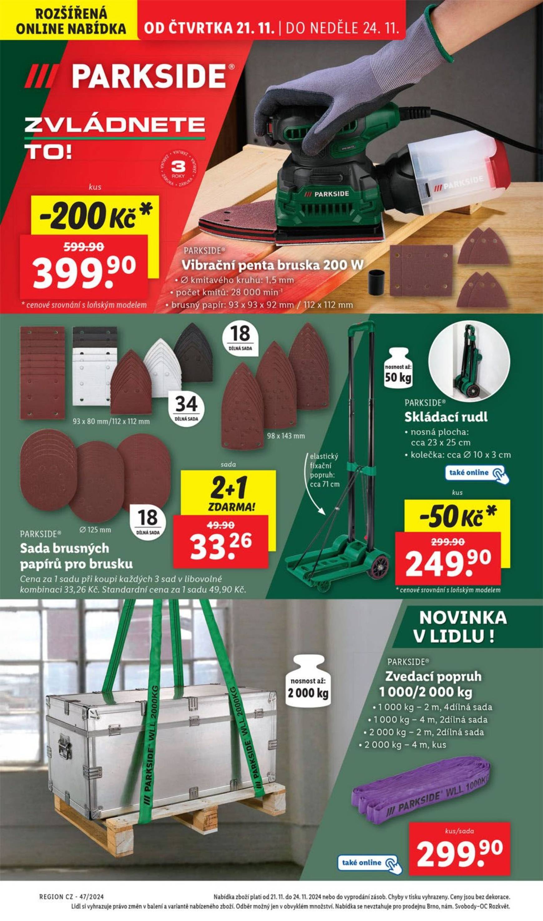 Leták Lidl - Spotřební zboží od 18.11. do 24.11. 22