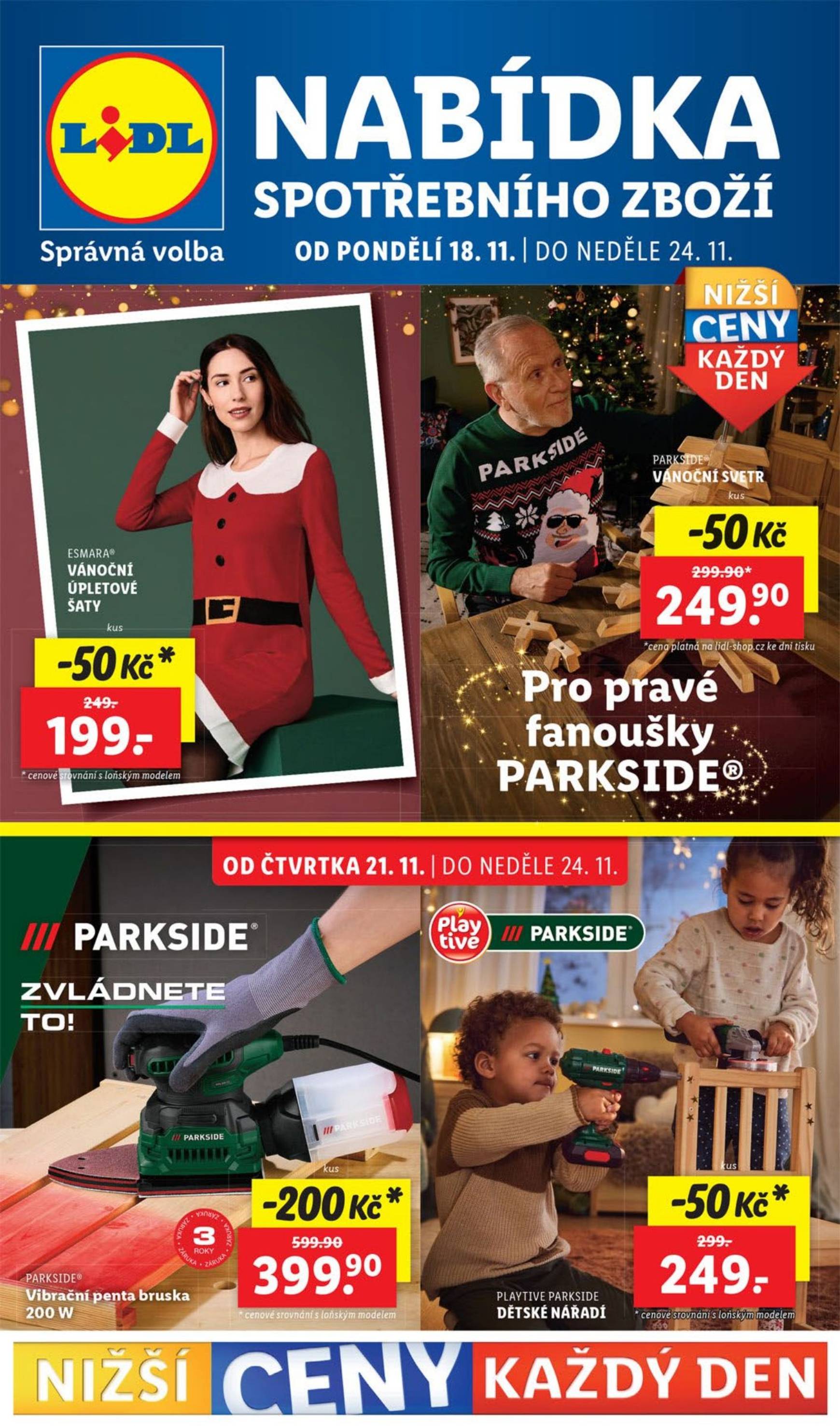 Leták Lidl - Spotřební zboží od 18.11. do 24.11.