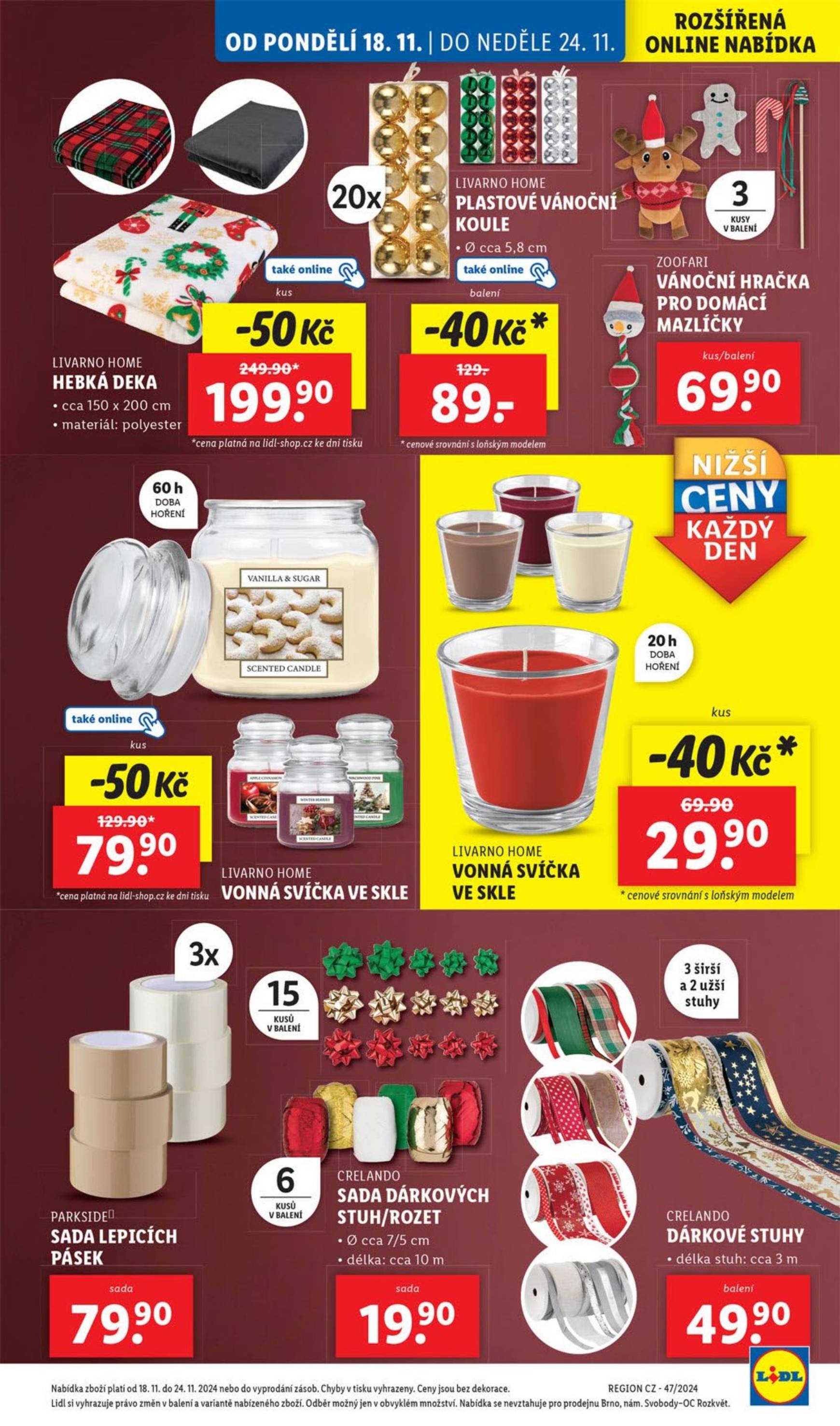 Leták Lidl - Spotřební zboží od 18.11. do 24.11. 11