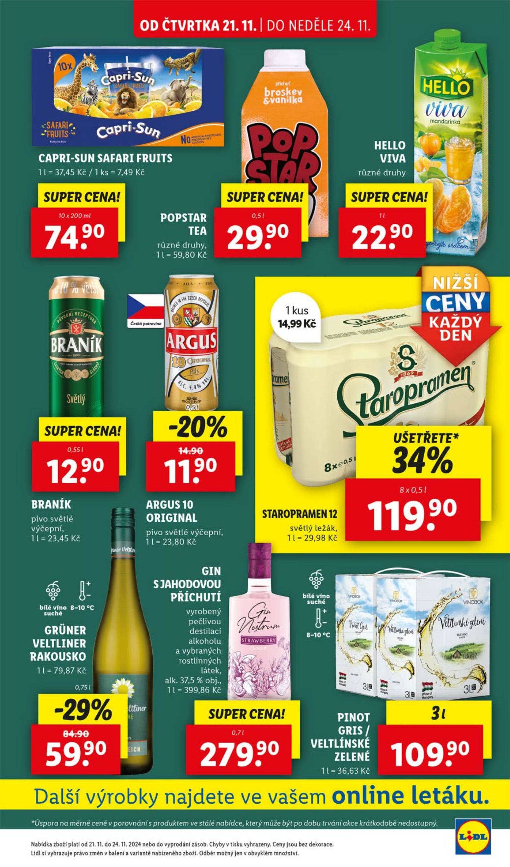 Leták Lidl od 21.11. do 24.11. 33