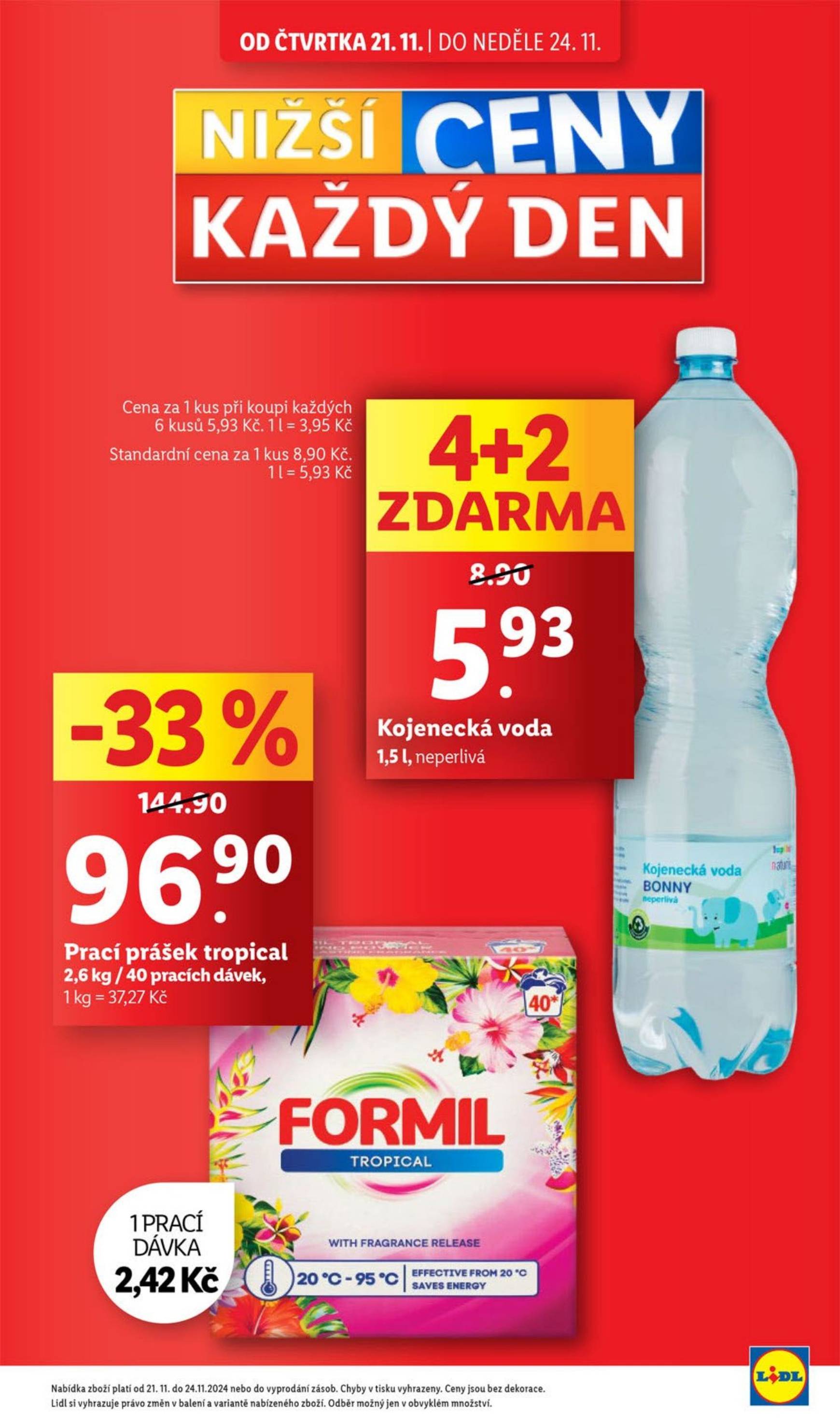 Leták Lidl od 21.11. do 24.11. 9