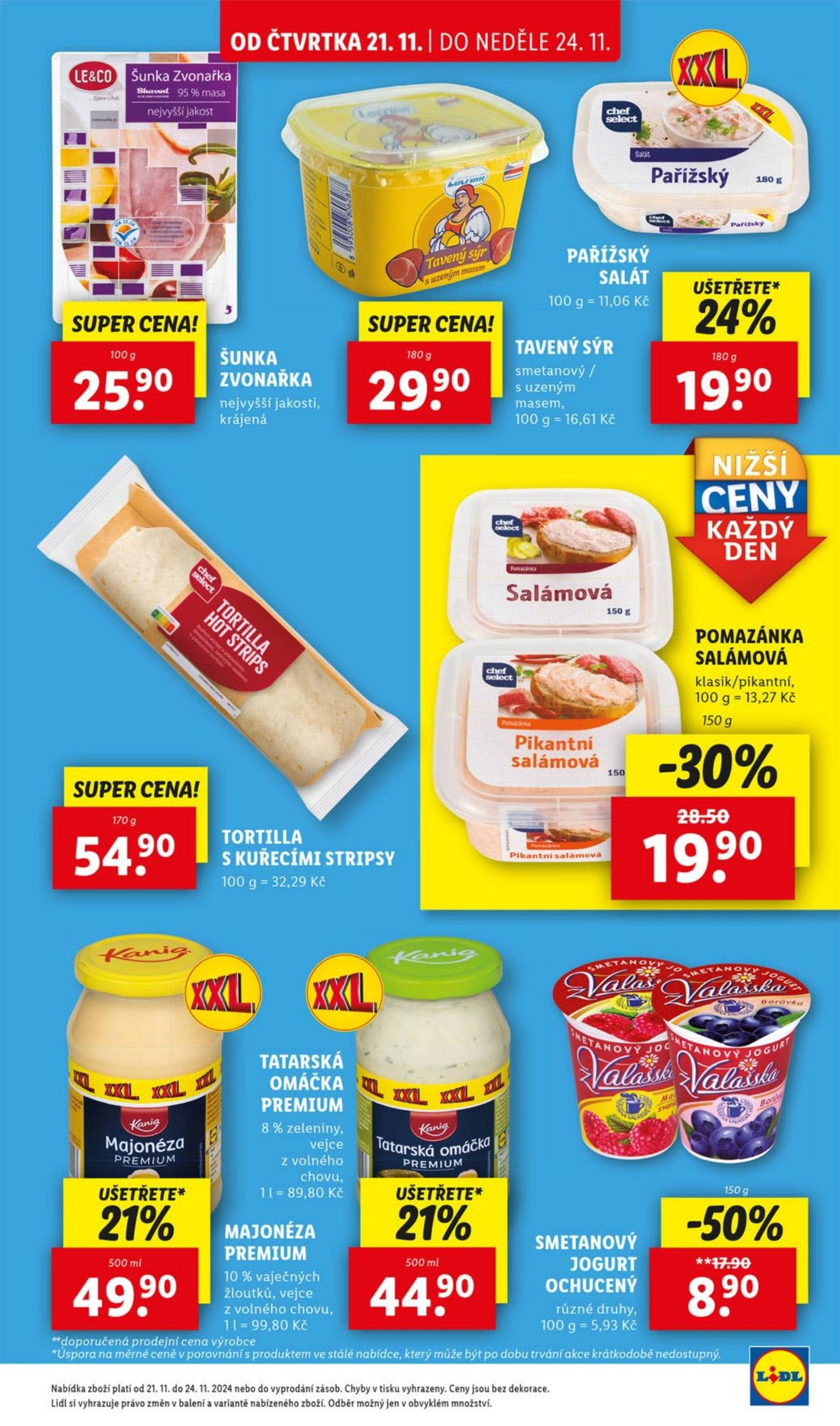 Leták Lidl od 21.11. do 24.11. 19