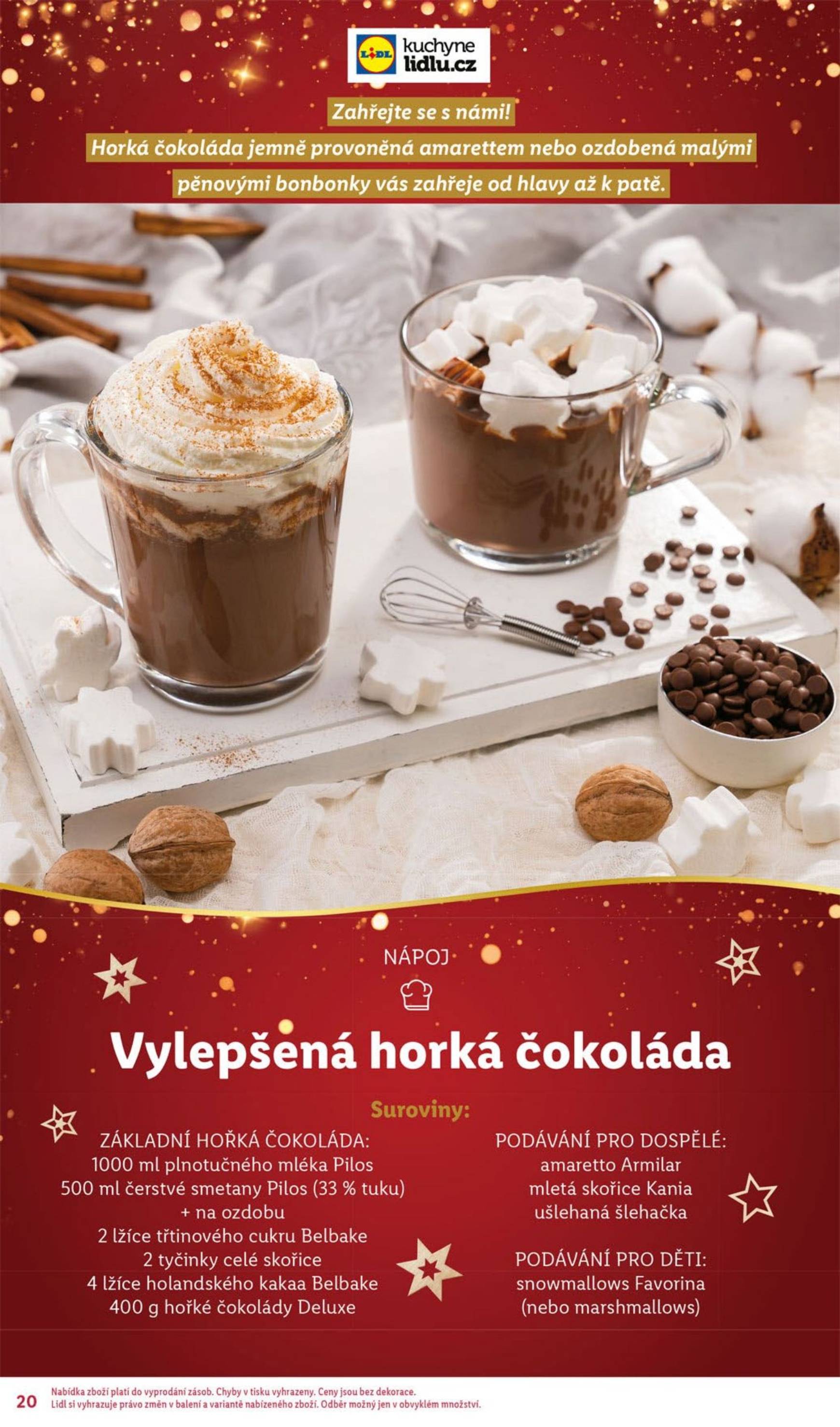 Leták Lidl - Kouzlo Vánoc od 14.11. do 31.12. 20