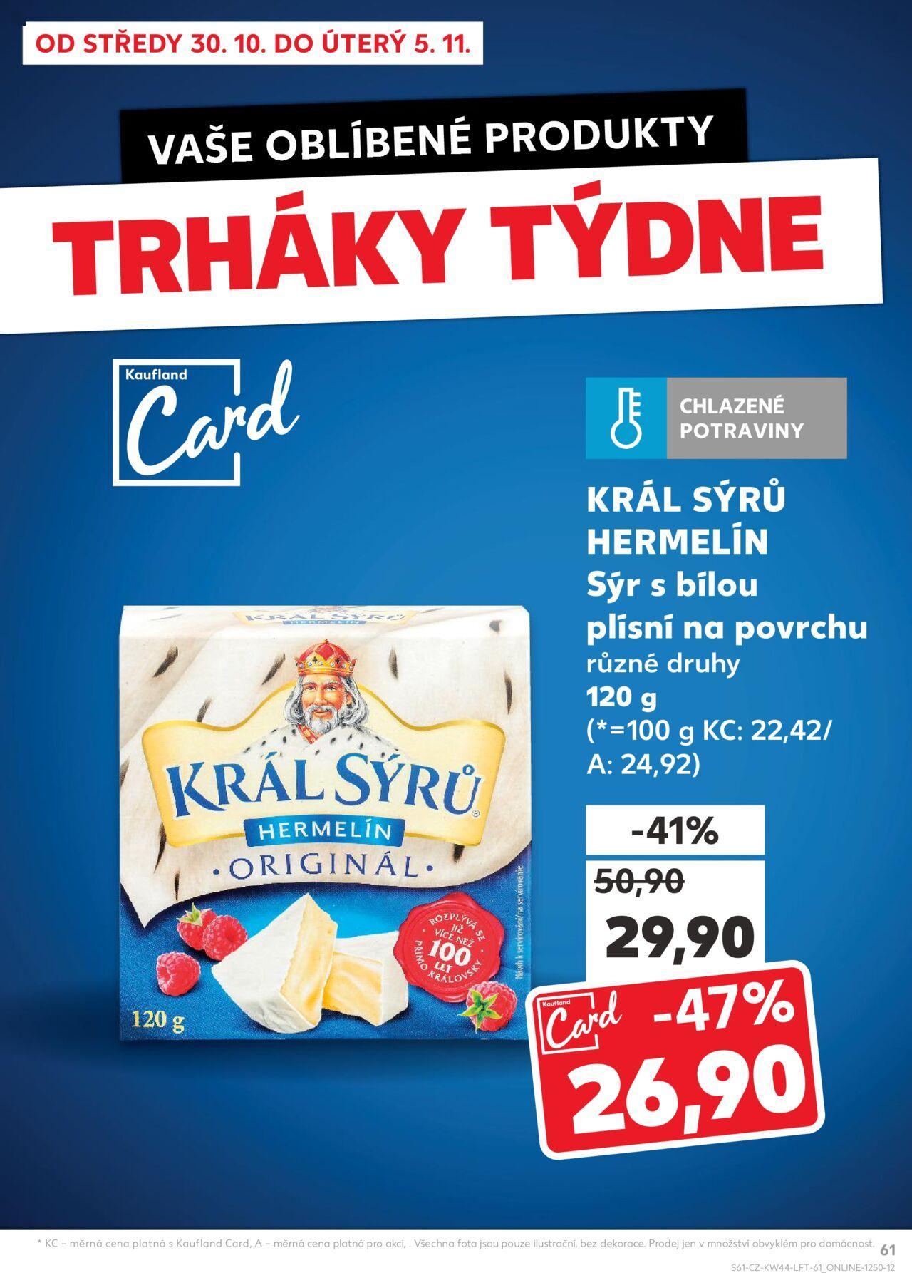 Kaufland leták - Plzeň Bory 30.10.2024 - 05.11.2024 61