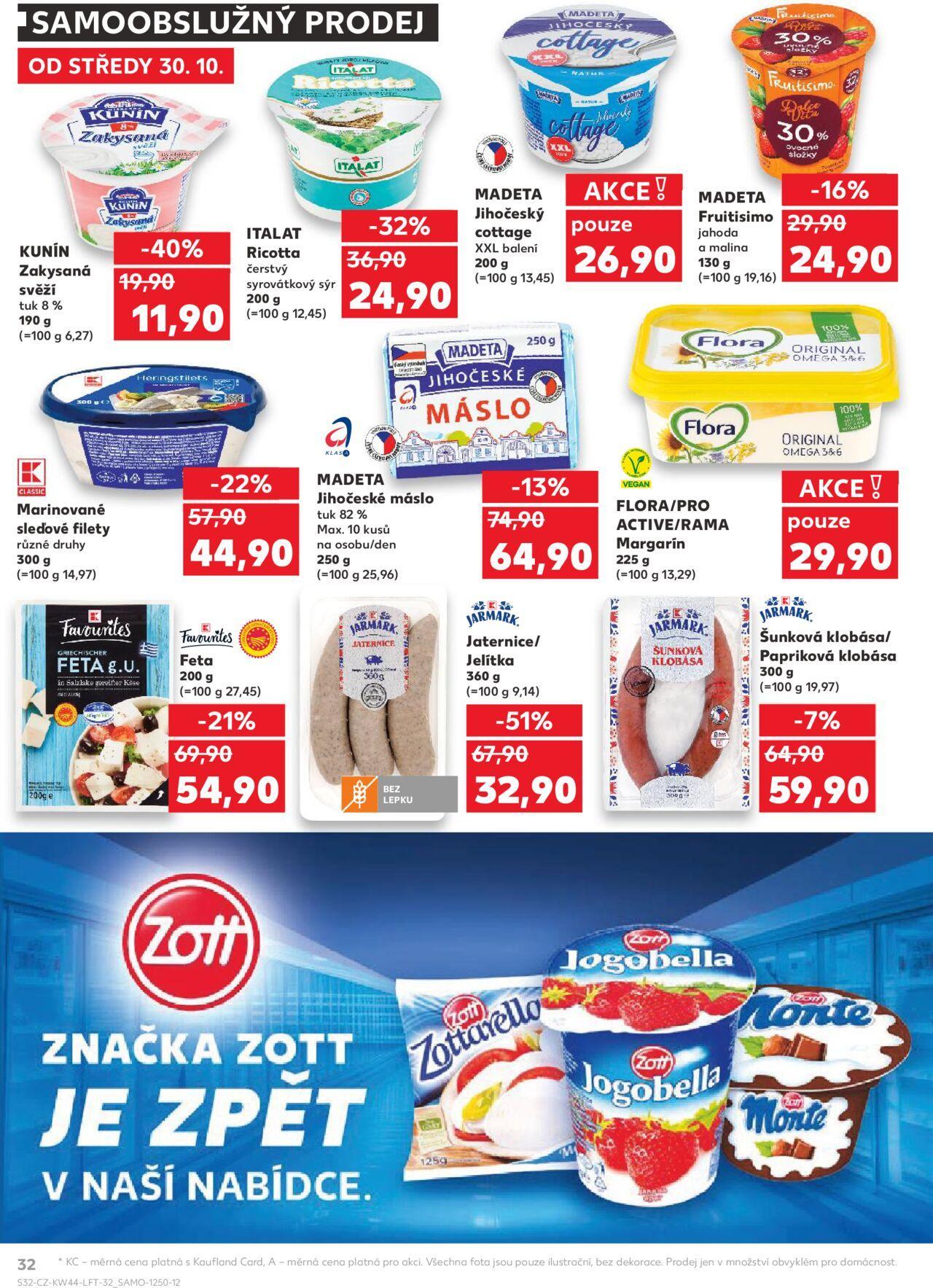 Kaufland leták - Plzeň Bory 30.10.2024 - 05.11.2024 32