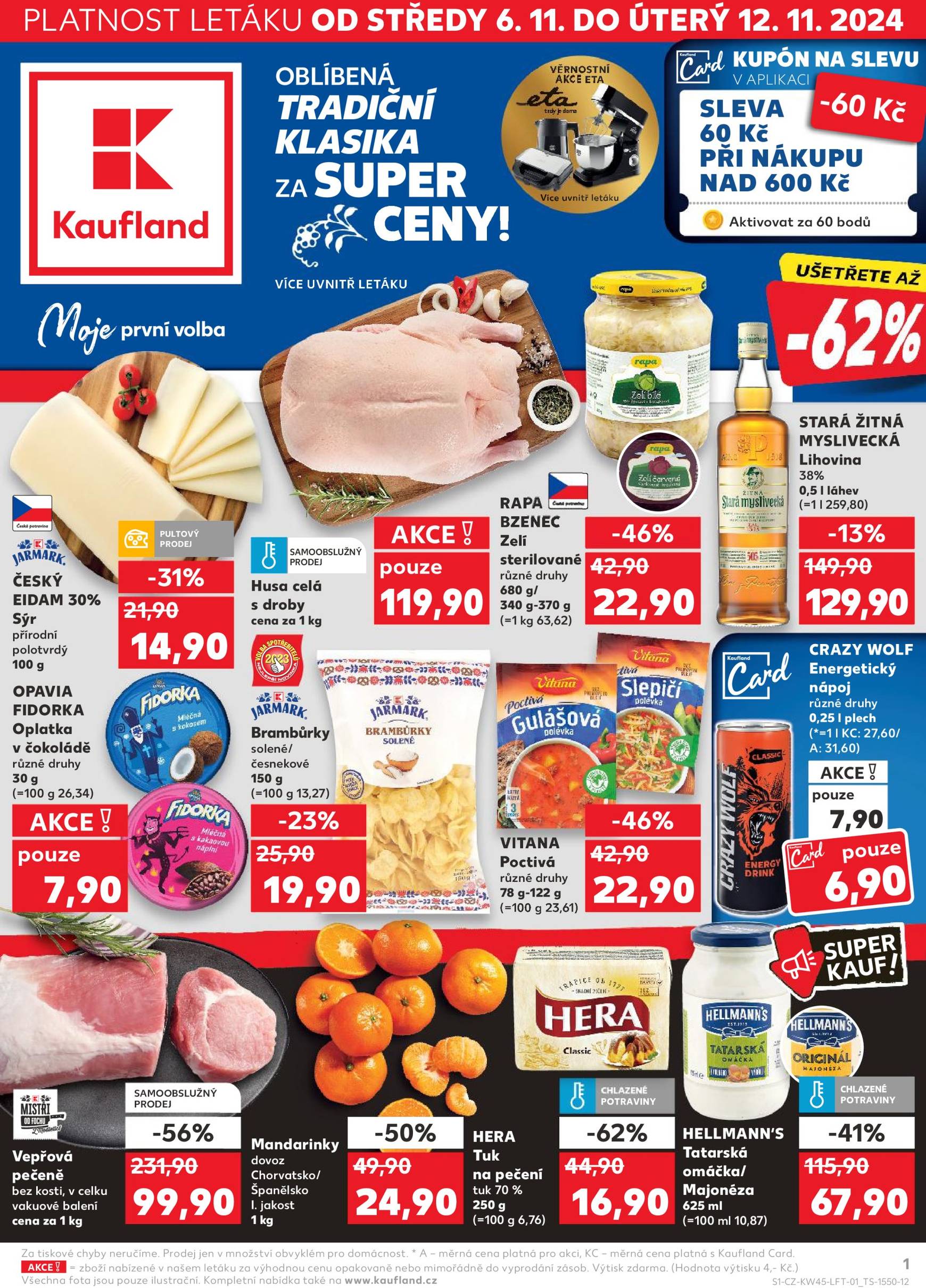 Leták Kaufland od 06.11. do 12.11.