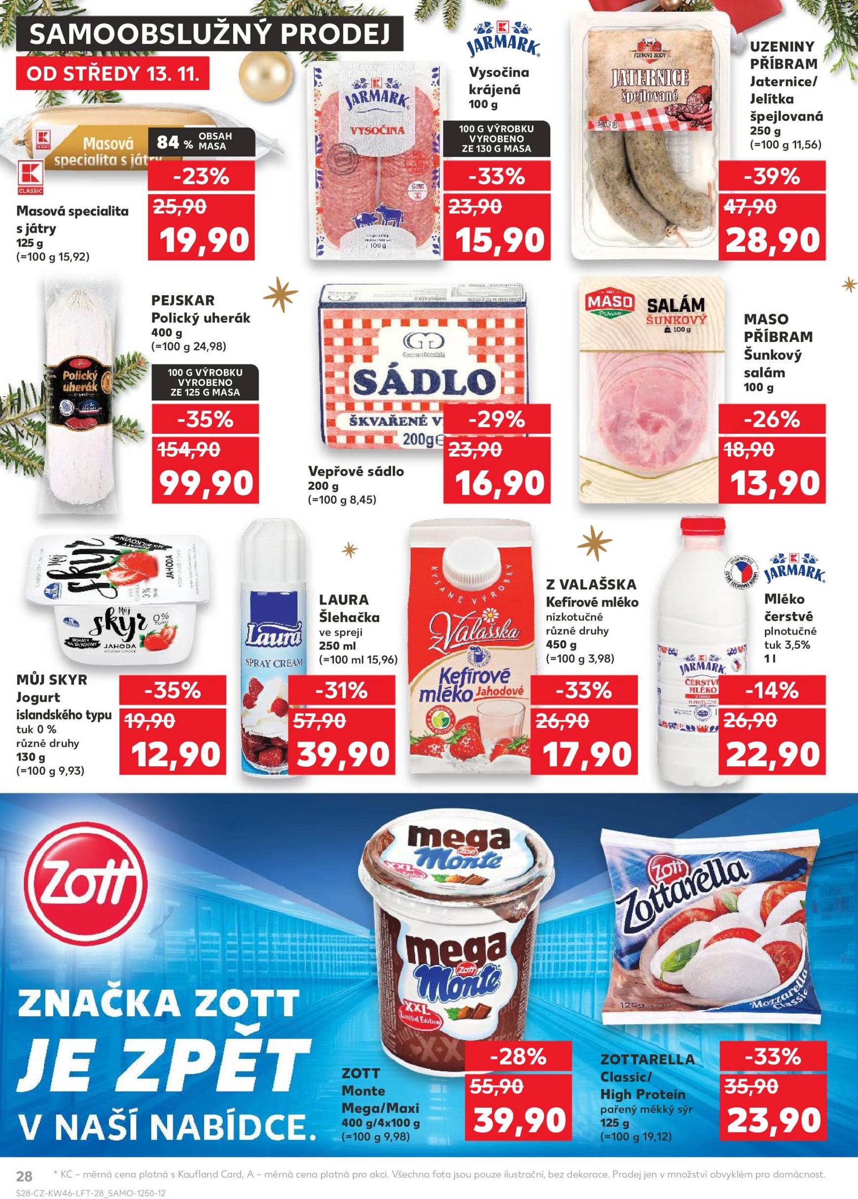 Leták Kaufland od 13.11. do 19.11. 28