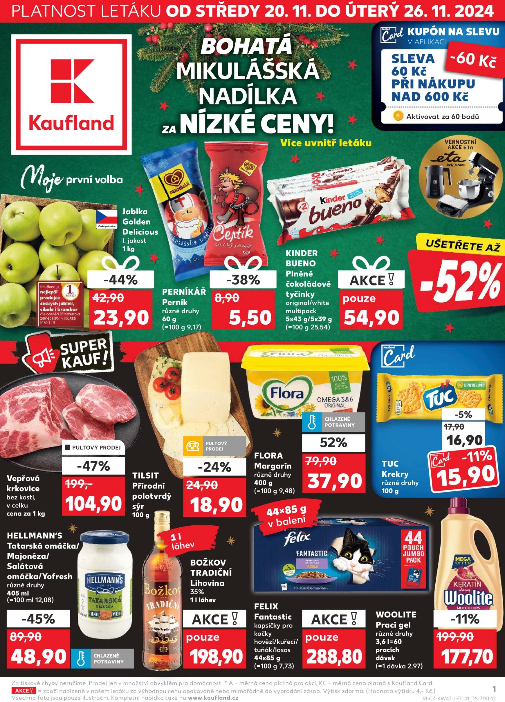 Leták Kaufland - Black Friday od 20.11. do 26.11.