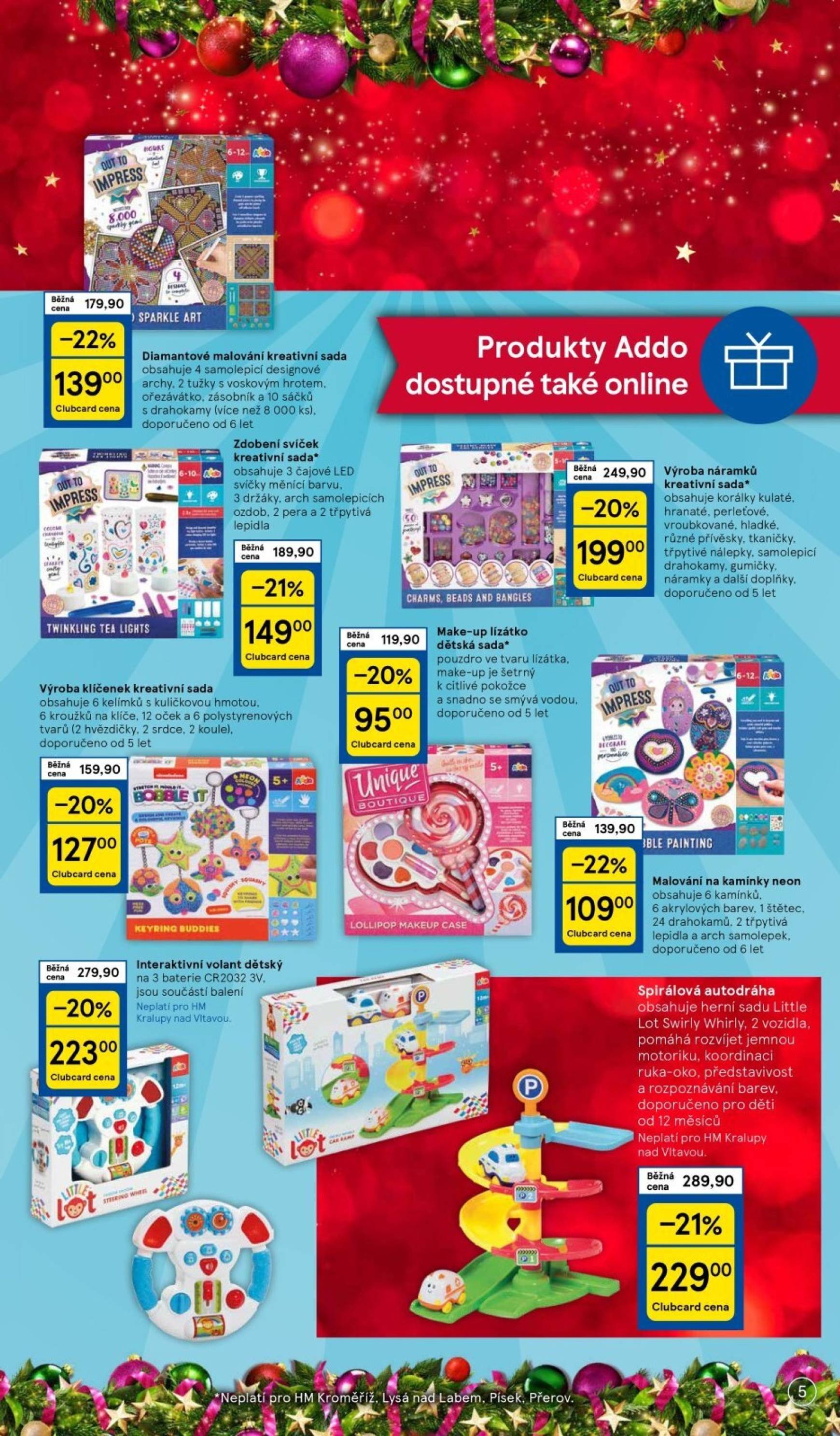 Leták Tesco Supermarket - Vánoční katalog hraček od 29.10. do 18.11. 5