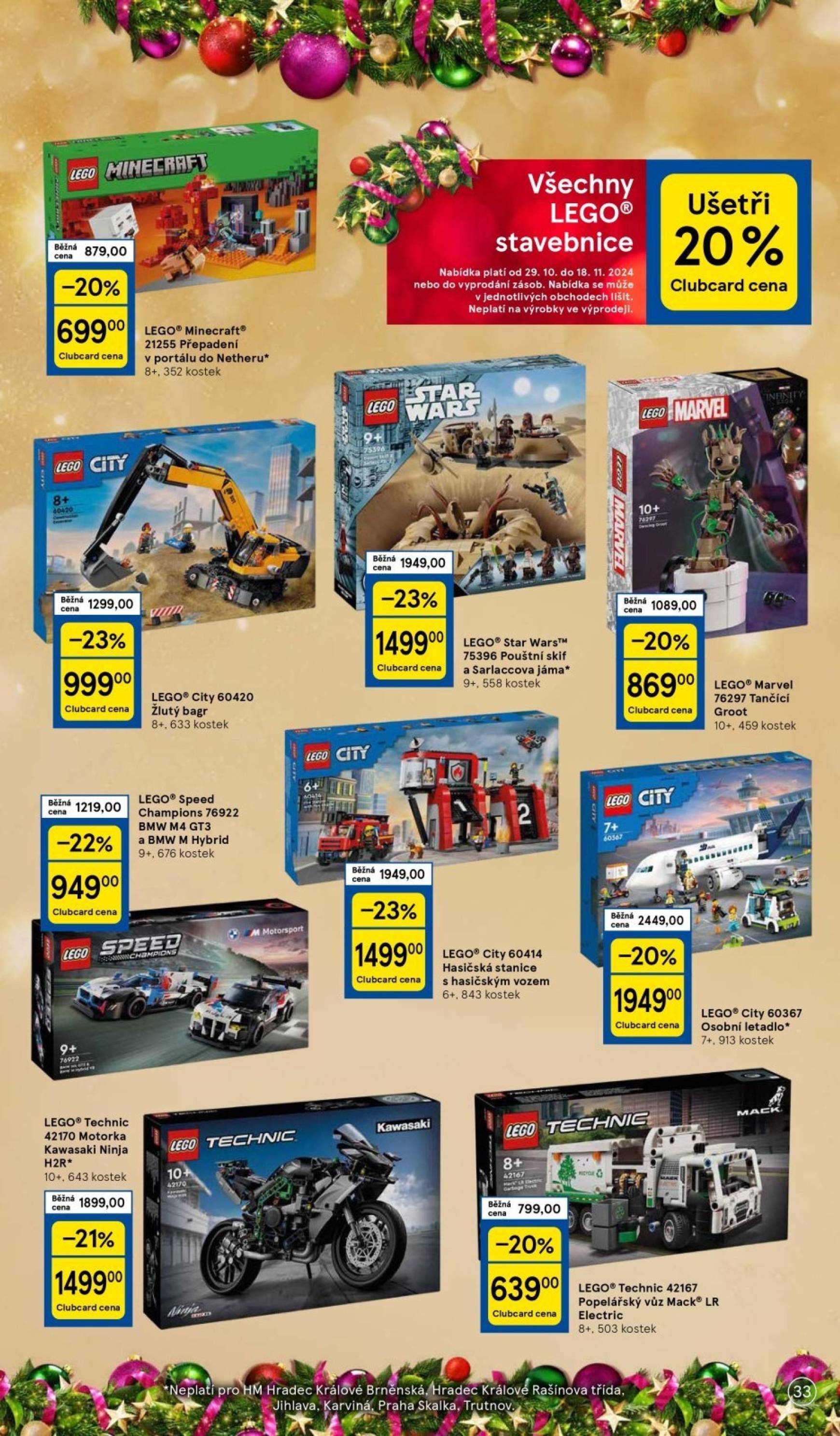 Leták Tesco - Vánoční katalog hraček od 29.10. do 18.11. 33