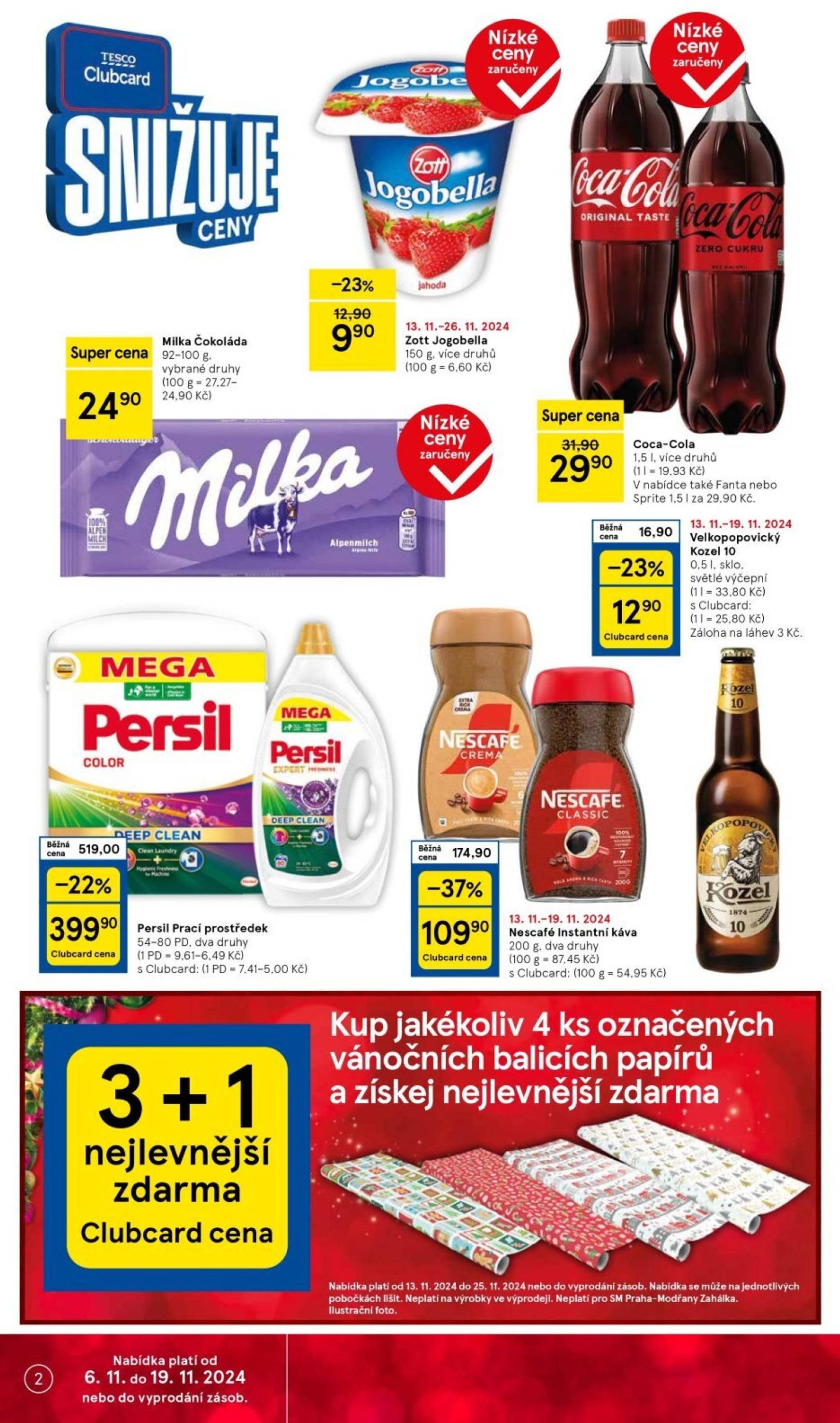 Leták Tesco Supermarket od 13.11. do 19.11. 2