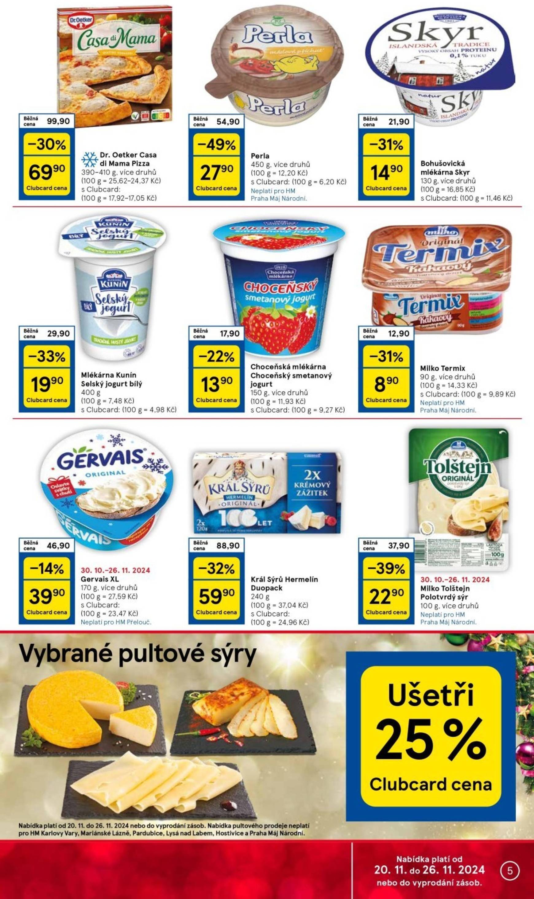 Leták Tesco od 20.11. do 26.11. 5