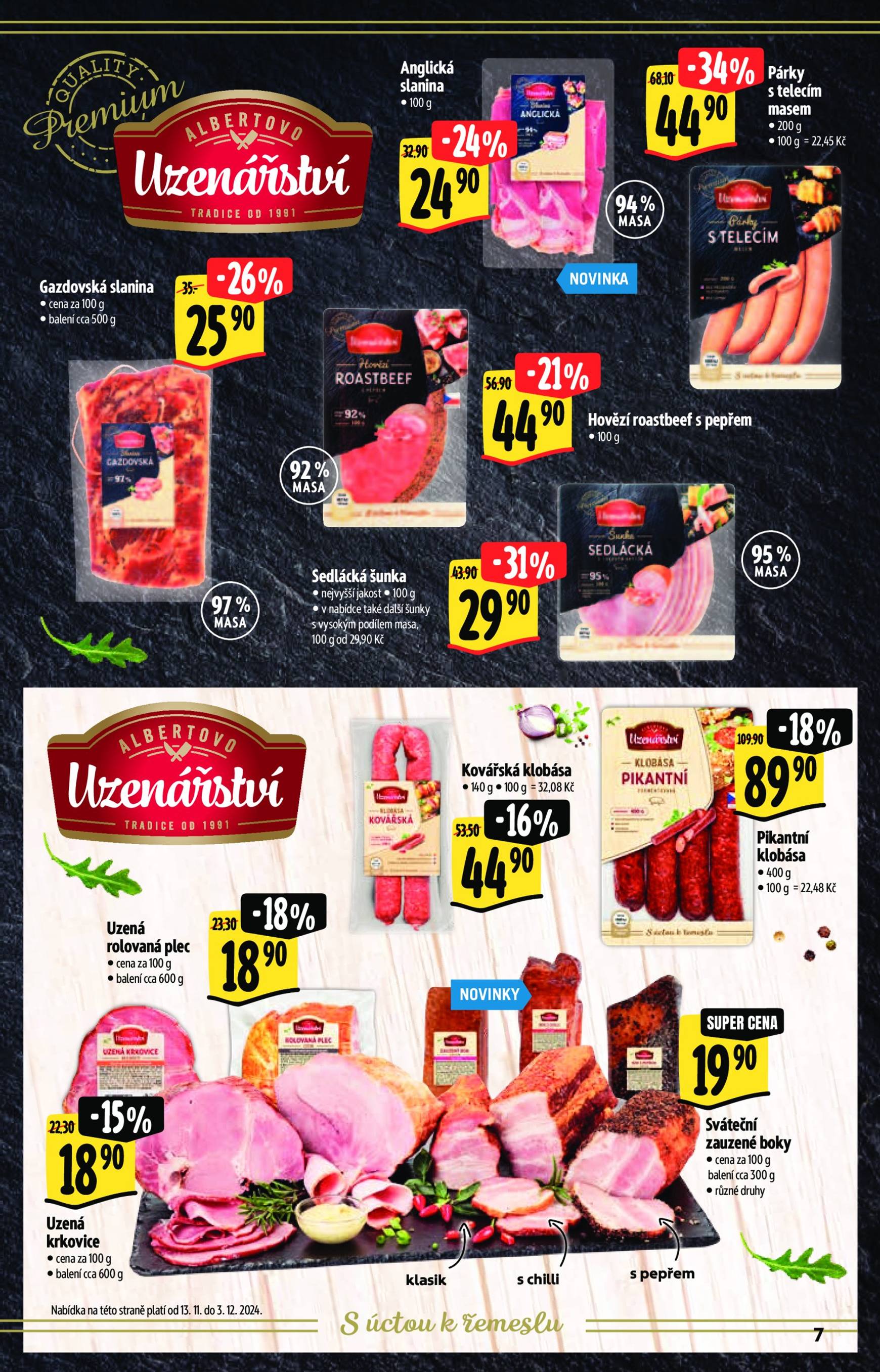 Leták Albert Supermarket - Vánoce od 13.11. do 31.12. 7