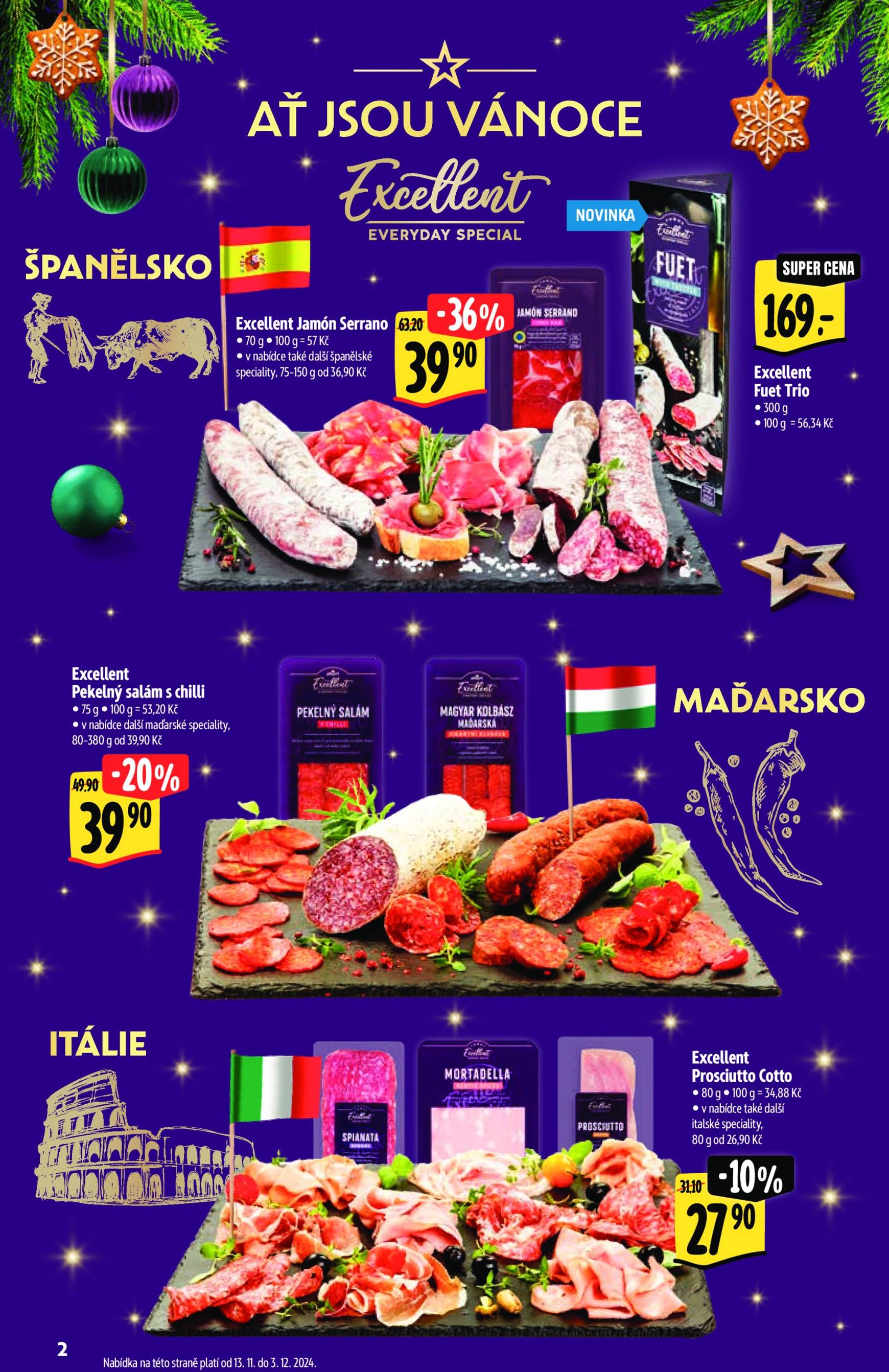 Leták Albert Supermarket - Vánoce od 13.11. do 31.12. 2