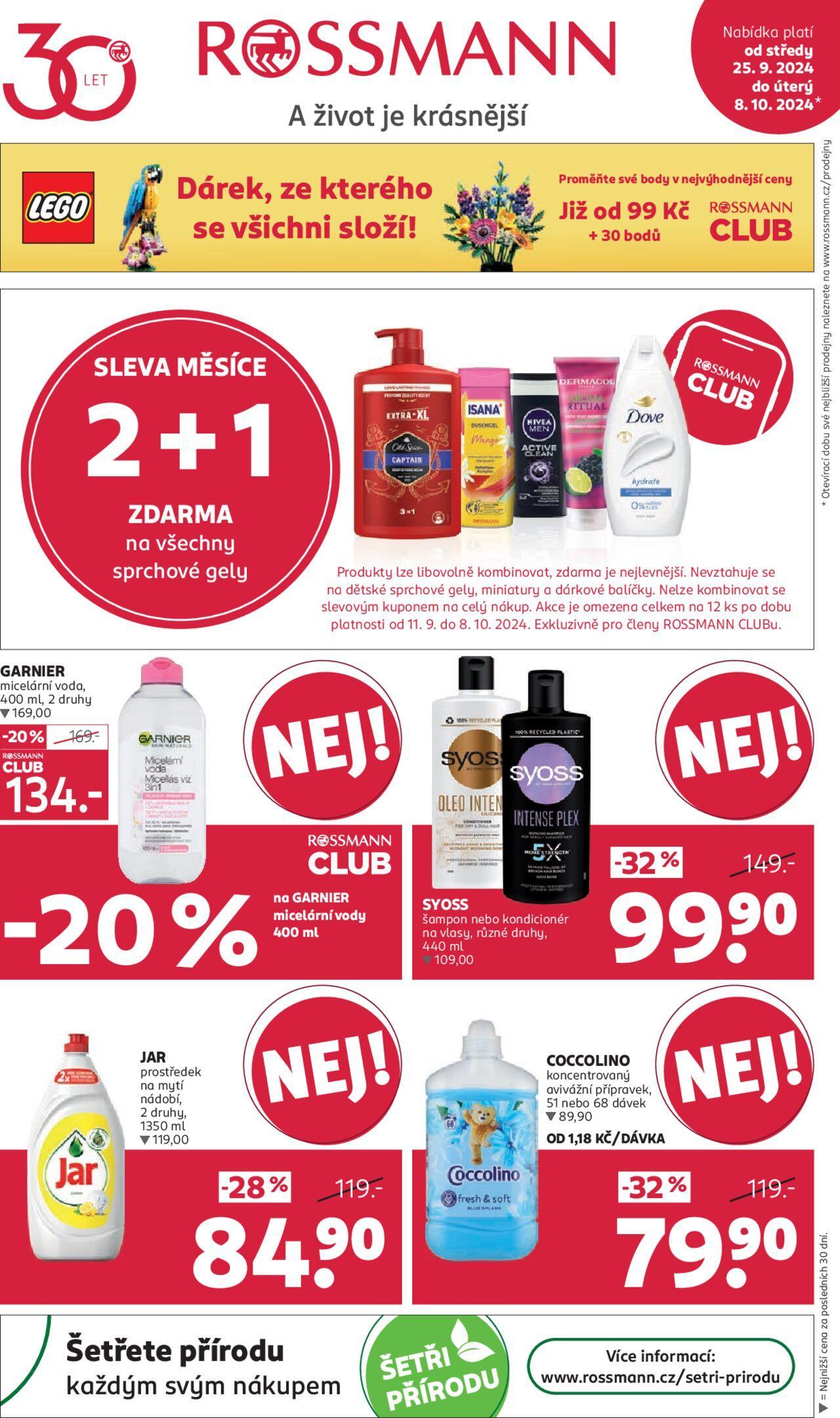 Rossmann leták 25.09.2024 - 08.10.2024