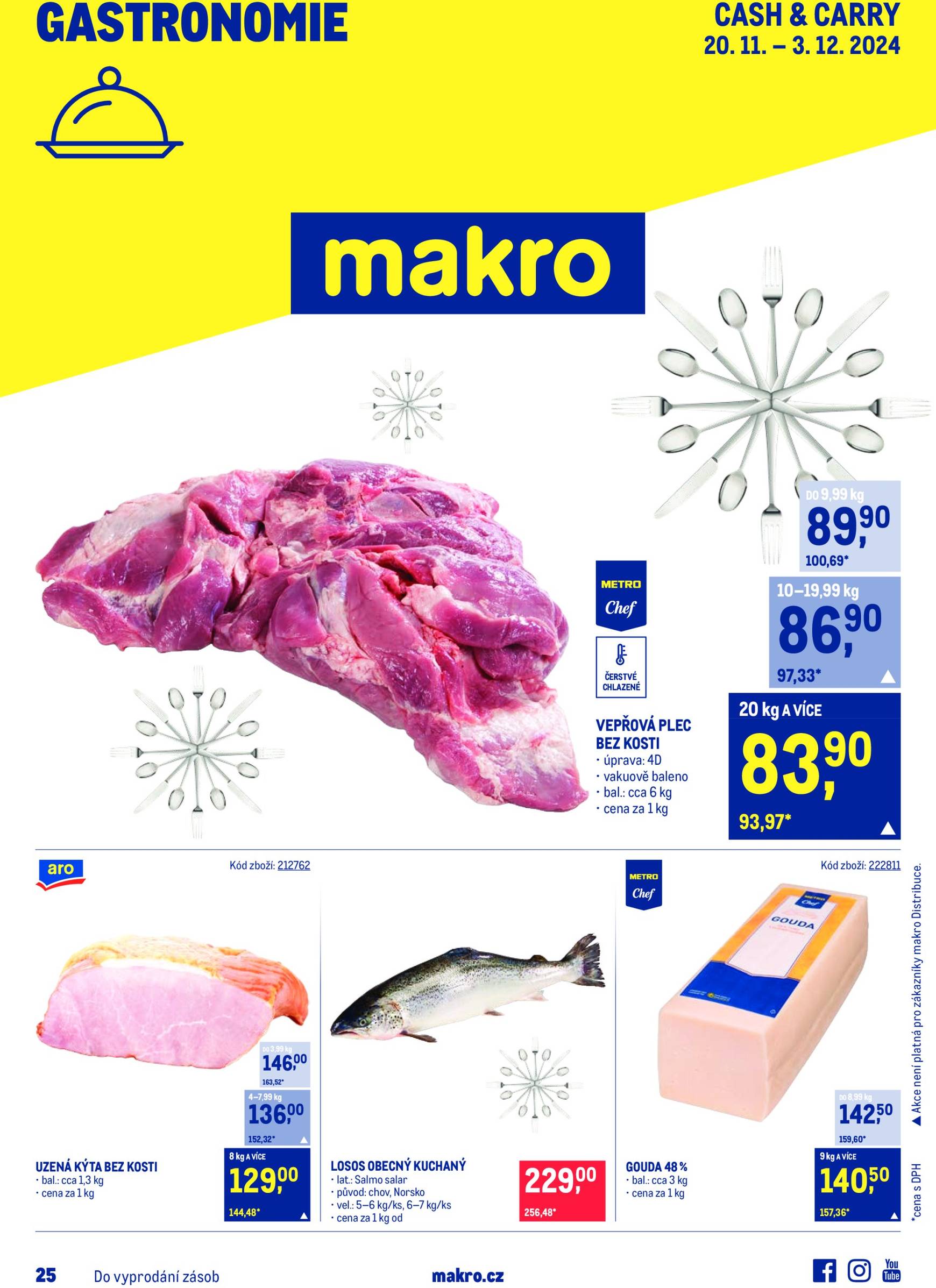 Leták Makro - Gastronomie od 20.11. do 03.12.