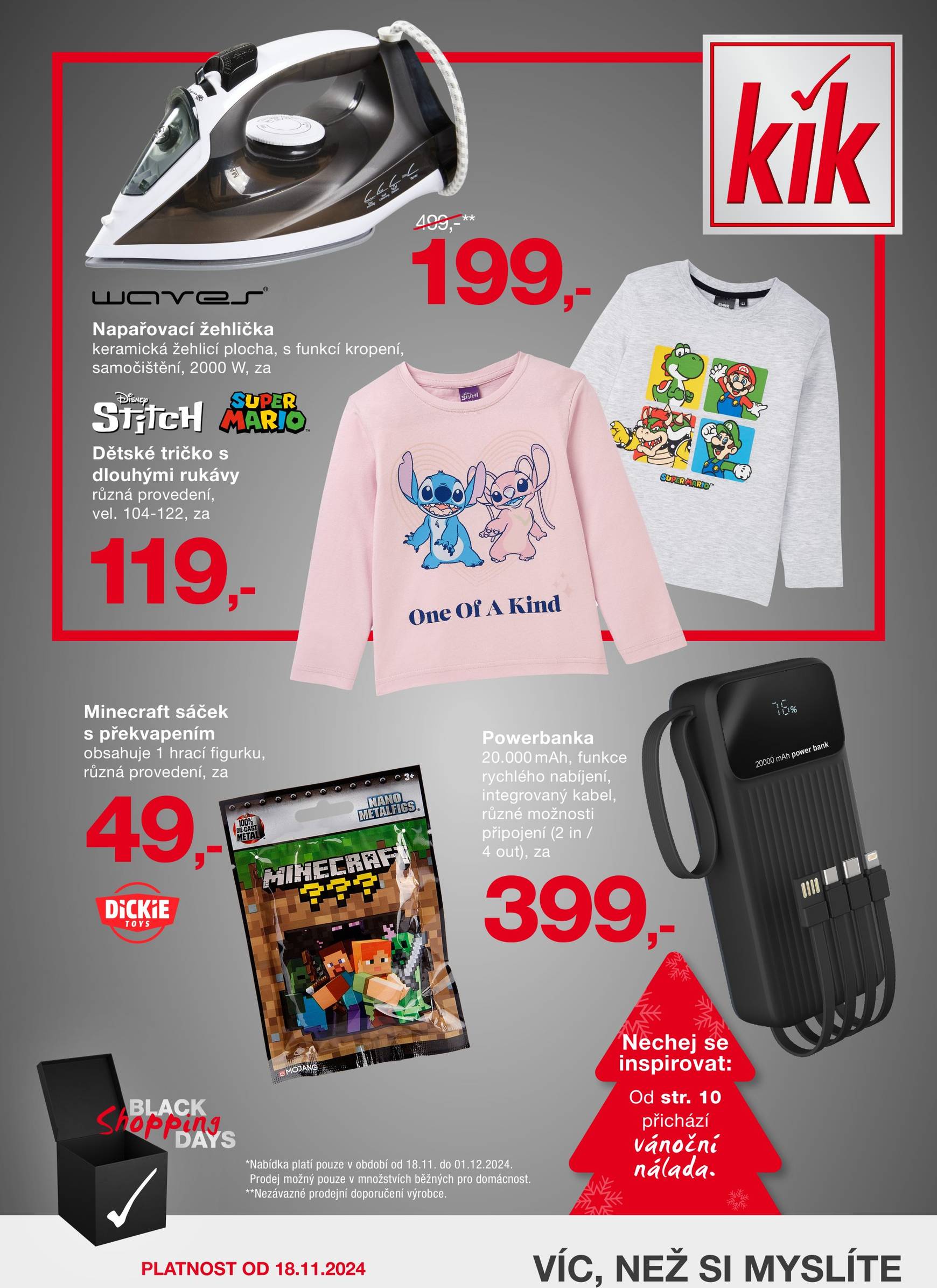 Leták KiK - Black Friday od 18.11. do 25.11.