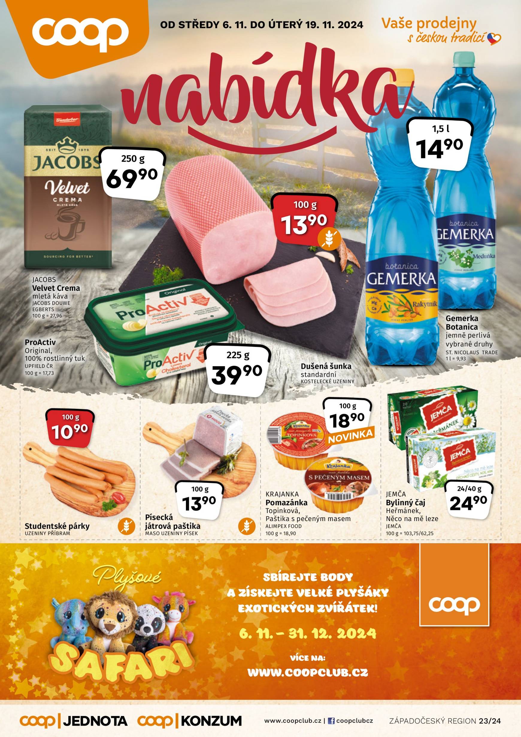 Leták Coop - Západní Čechy od 06.11. do 19.11.