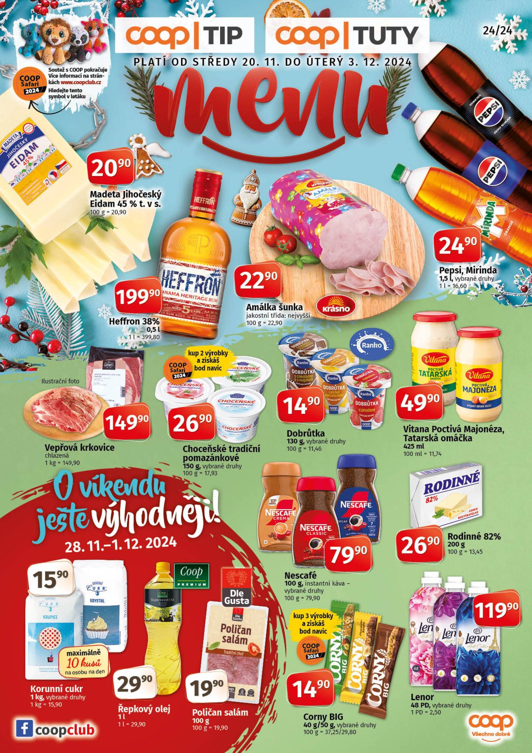 Leták COOP - Tuty-Tip Menu od 20.11. do 03.12.