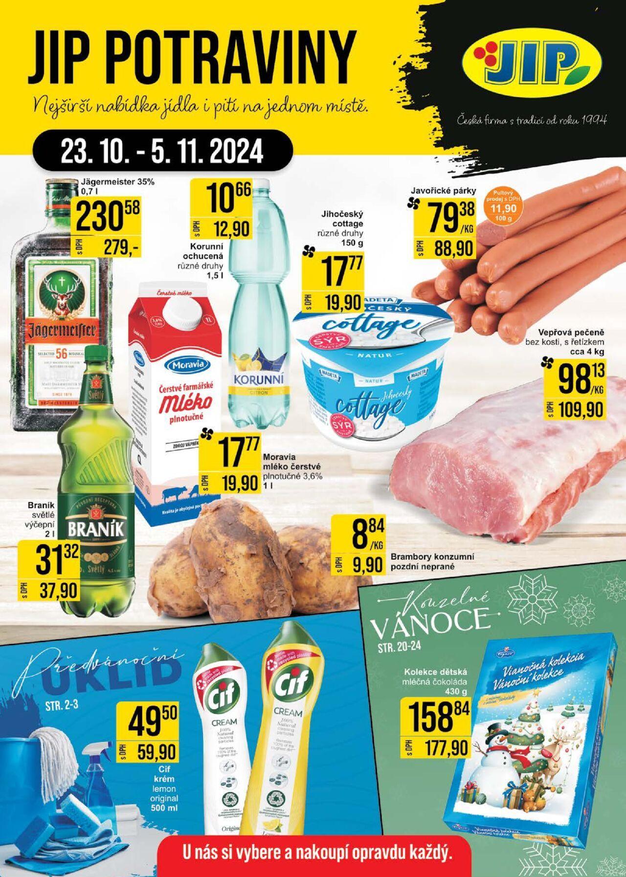 Jip leták - Cash & Carry 23.10.2024 - 05.11.2024