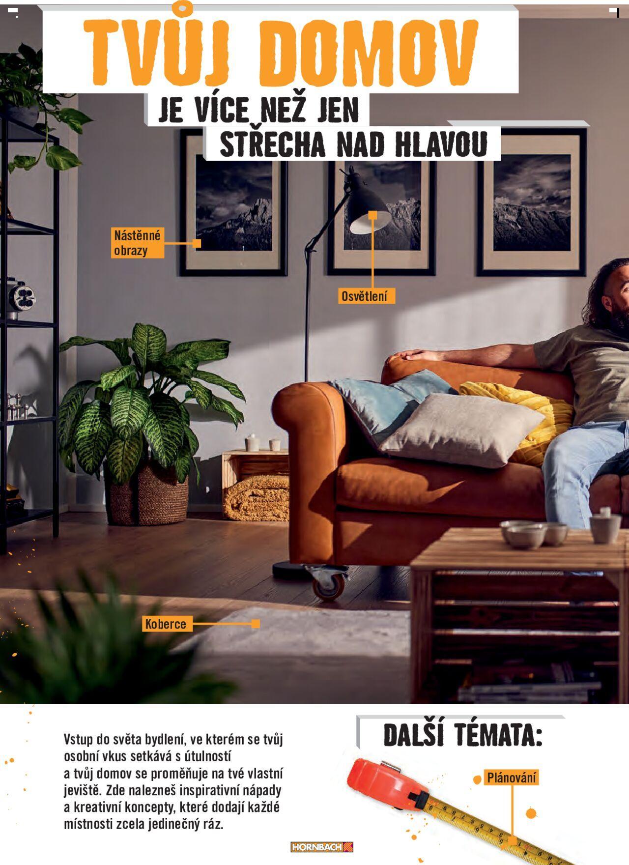 HORNBACH katalog - BYDLENÍ a zařízení od úterý 23.04.2024 2