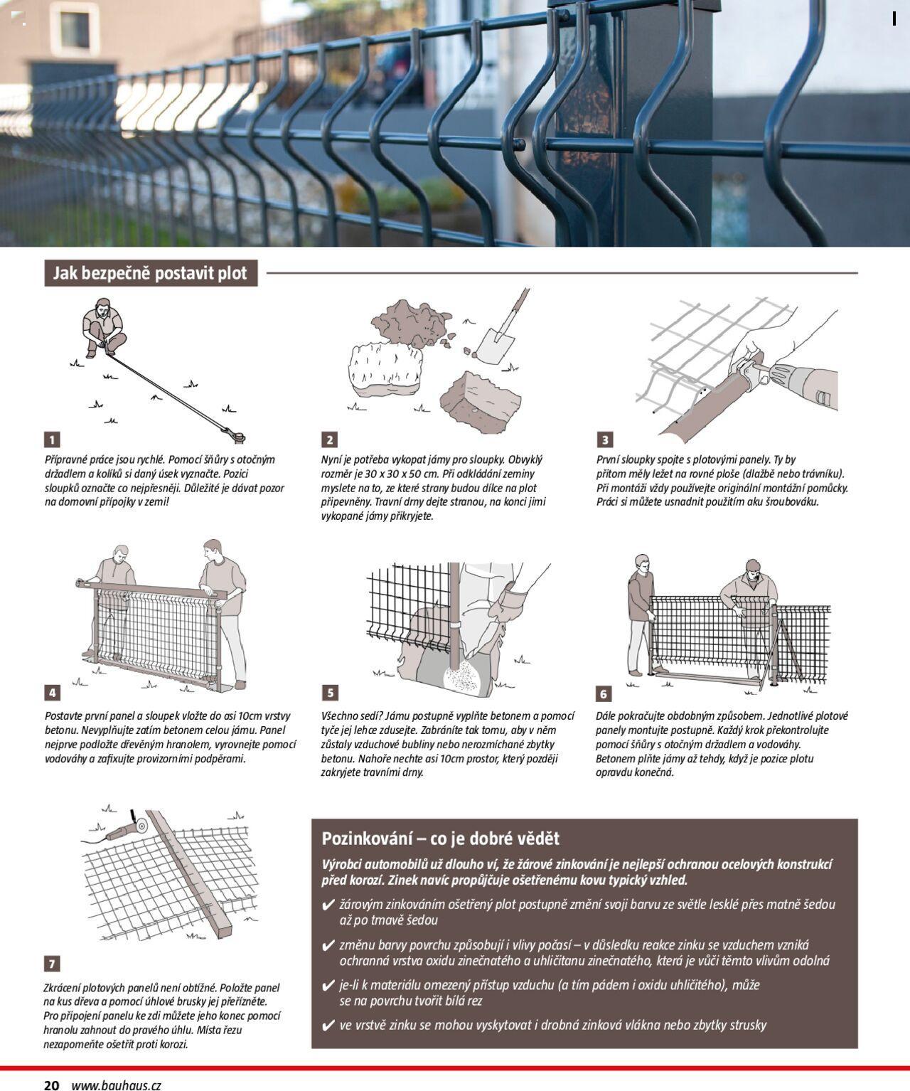 Bauhaus katalog Ploty a zahradní domky 24.09.2024 - 31.10.2024 20