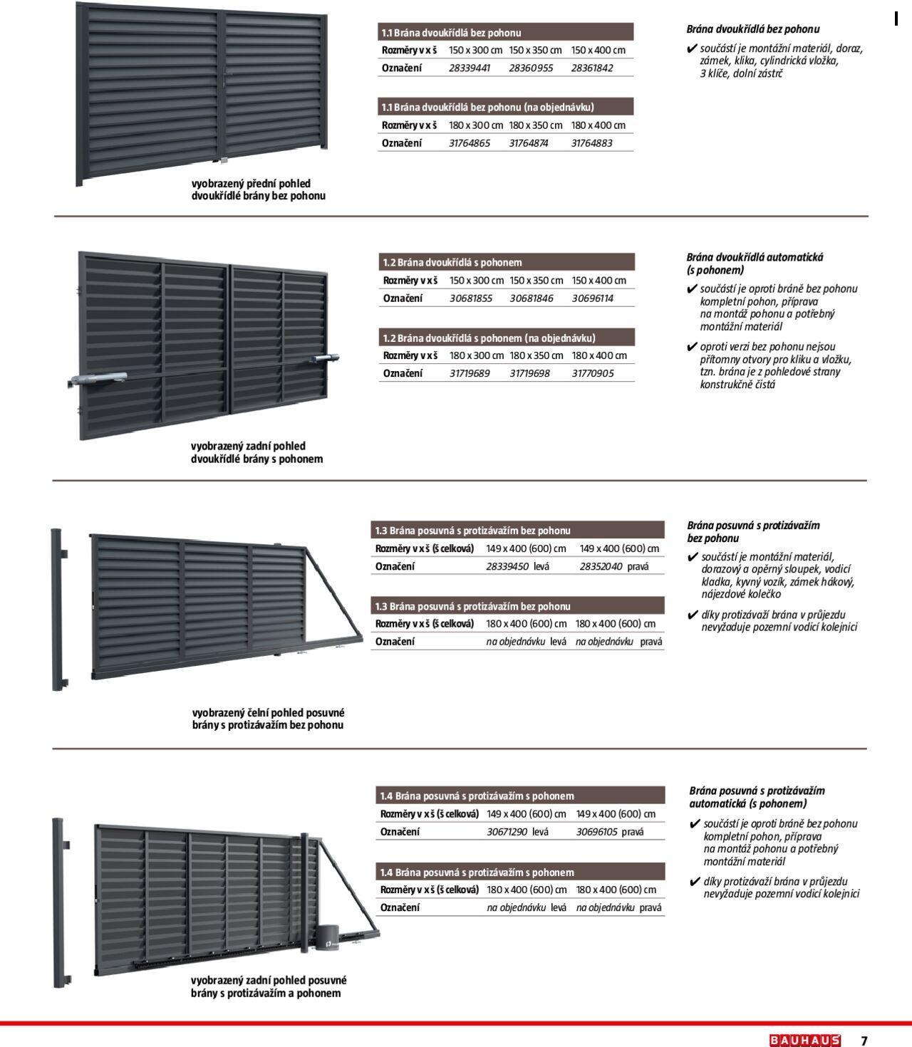 Bauhaus katalog Ploty a zahradní domky 24.09.2024 - 31.10.2024 7
