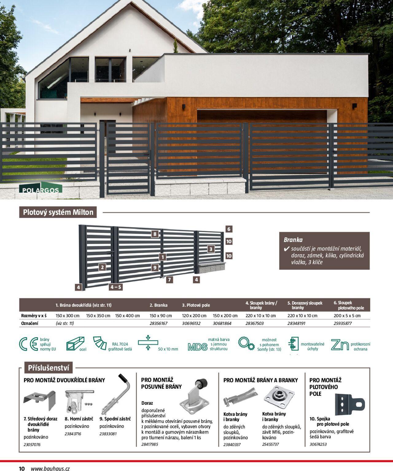 Bauhaus katalog Ploty a zahradní domky 24.09.2024 - 31.10.2024 10