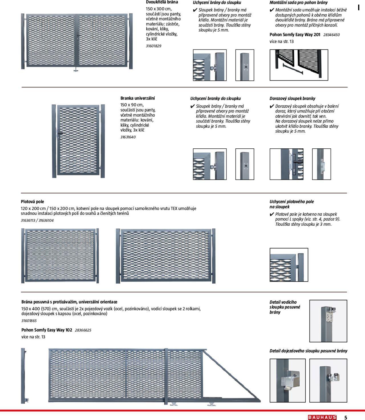 Bauhaus katalog Ploty a zahradní domky 24.09.2024 - 31.10.2024 5