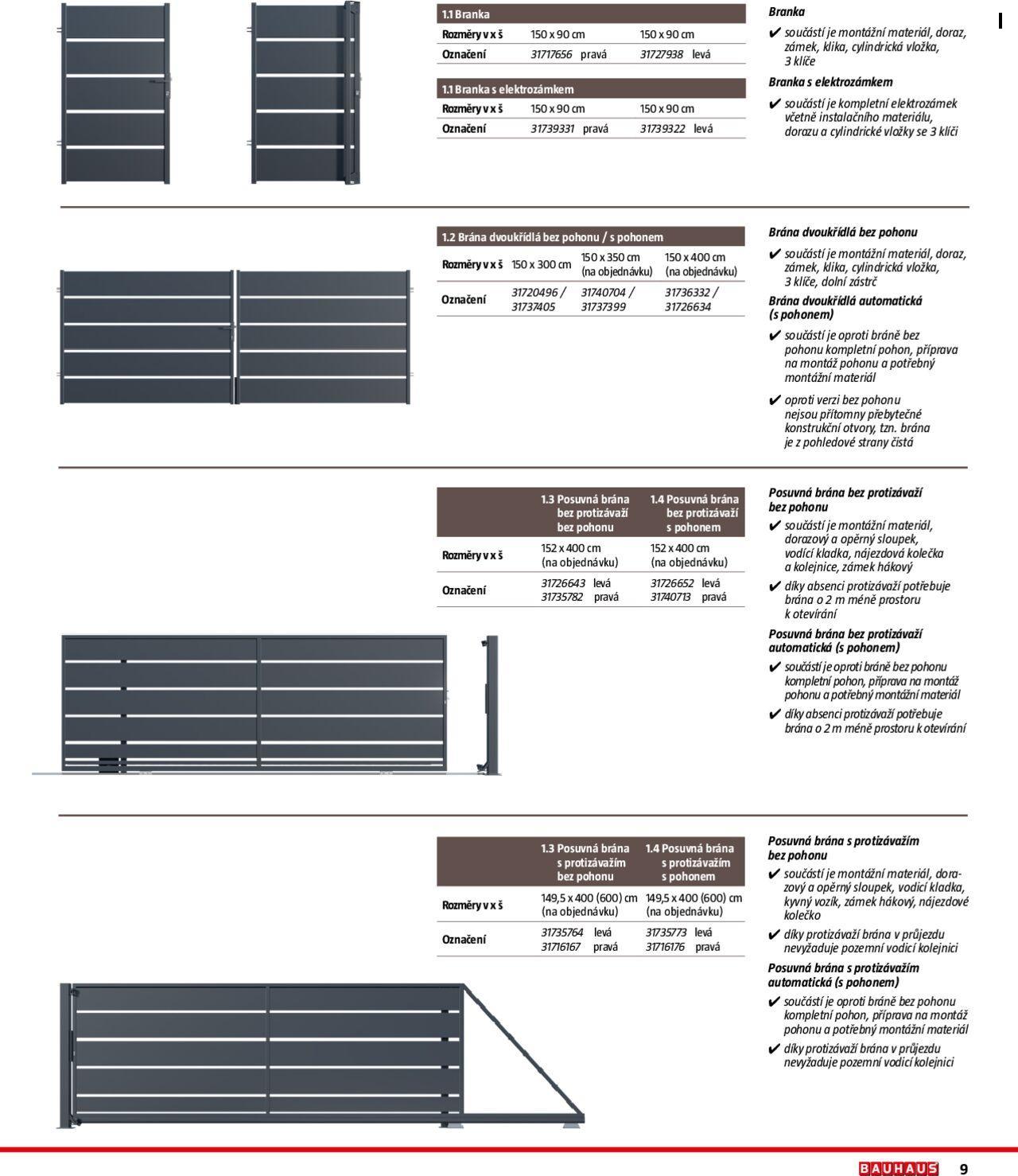 Bauhaus katalog Ploty a zahradní domky 24.09.2024 - 31.10.2024 9