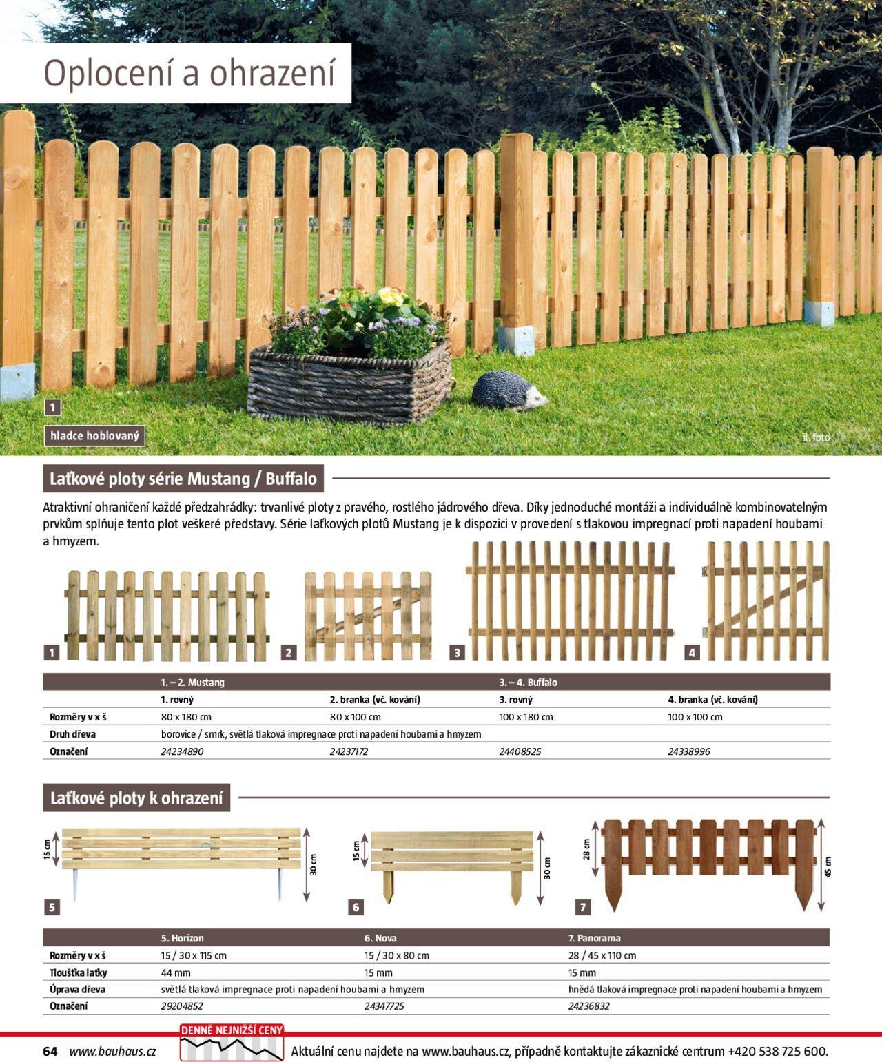 Bauhaus katalog Ploty a zahradní domky 24.09.2024 - 31.10.2024 64