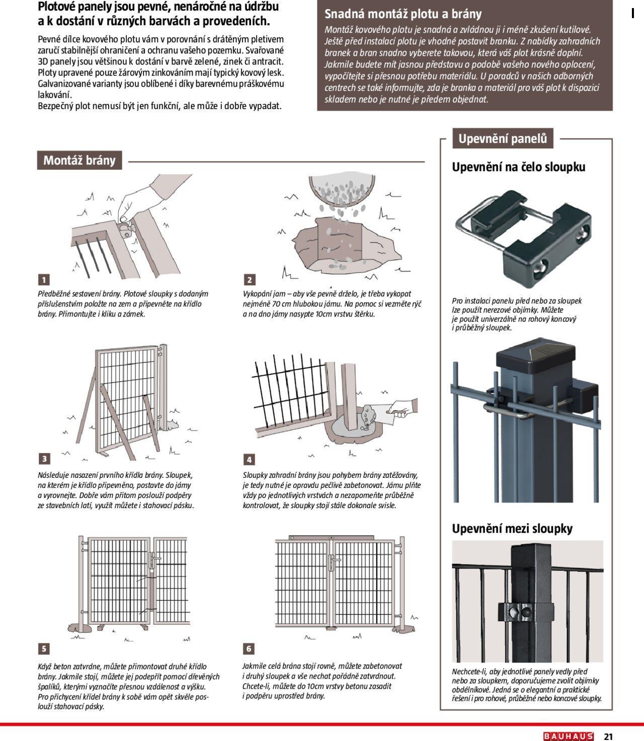 Bauhaus katalog Ploty a zahradní domky 24.09.2024 - 31.10.2024 21